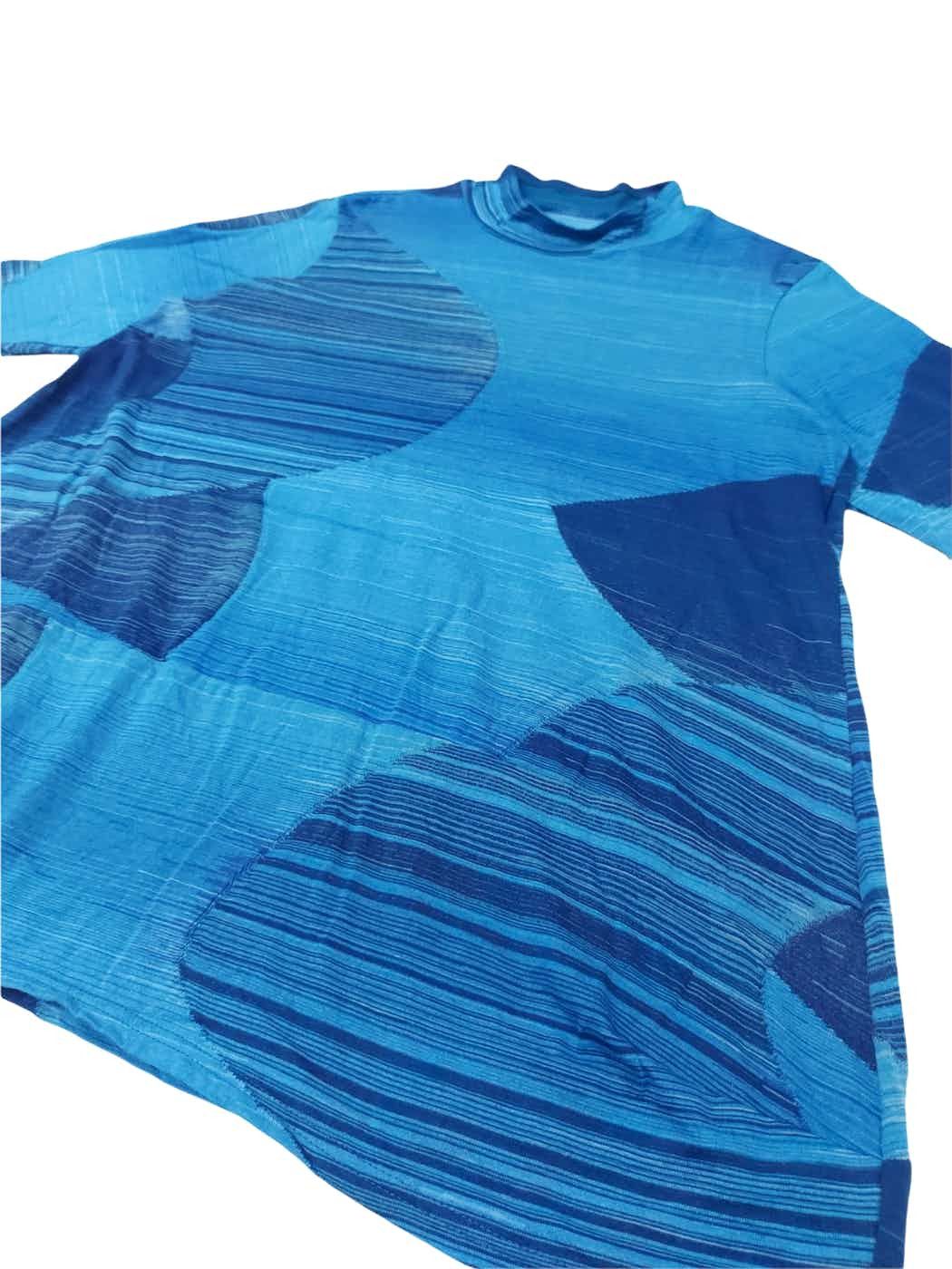 Japanese Brand Rare! Keiko Kishi Japanese Designer Turtle Neck S/sleeve Size L / US 10 / IT 46 - 6 Thumbnail