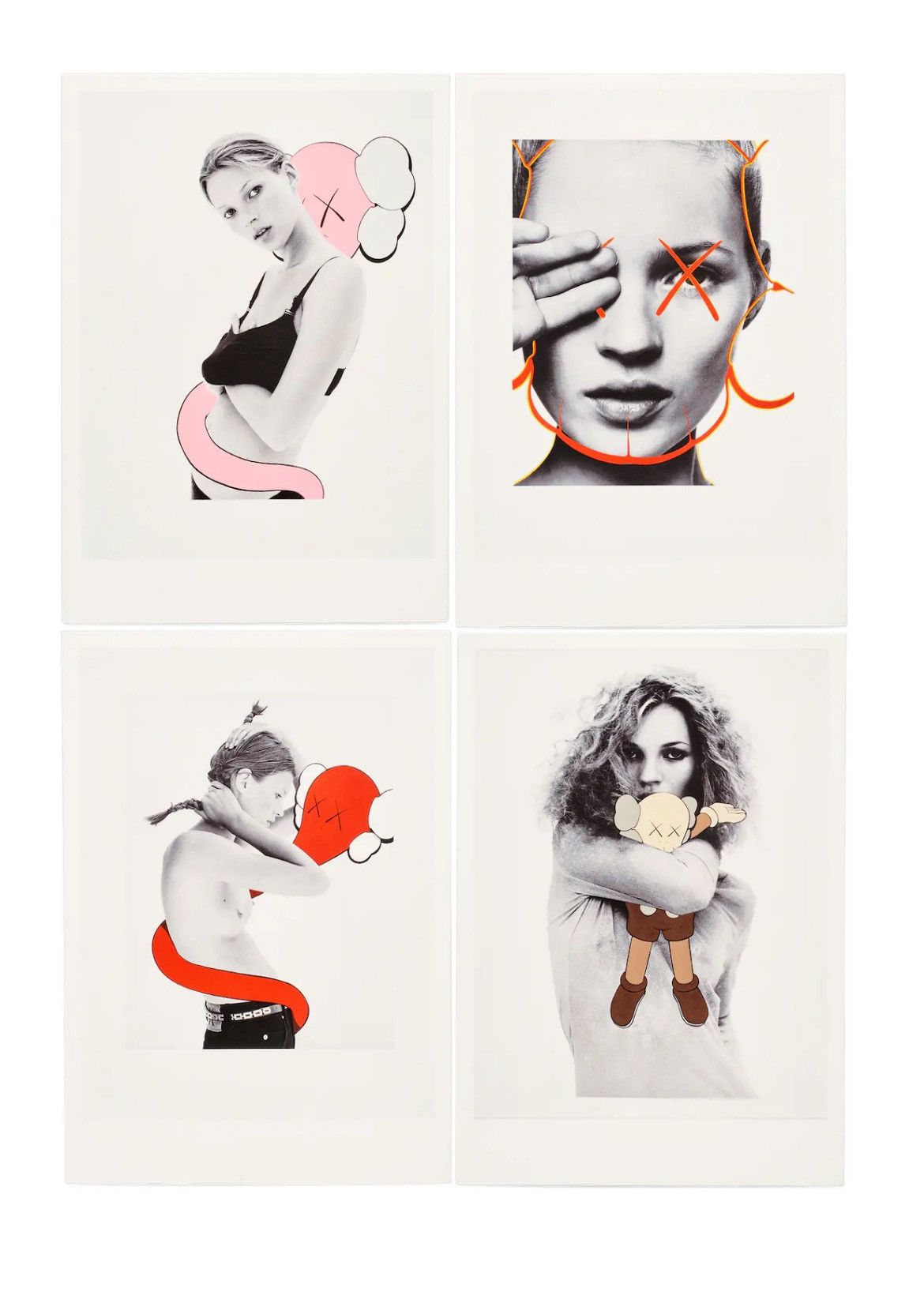 image of Hype x Kaws David Sims Postcards, Men's