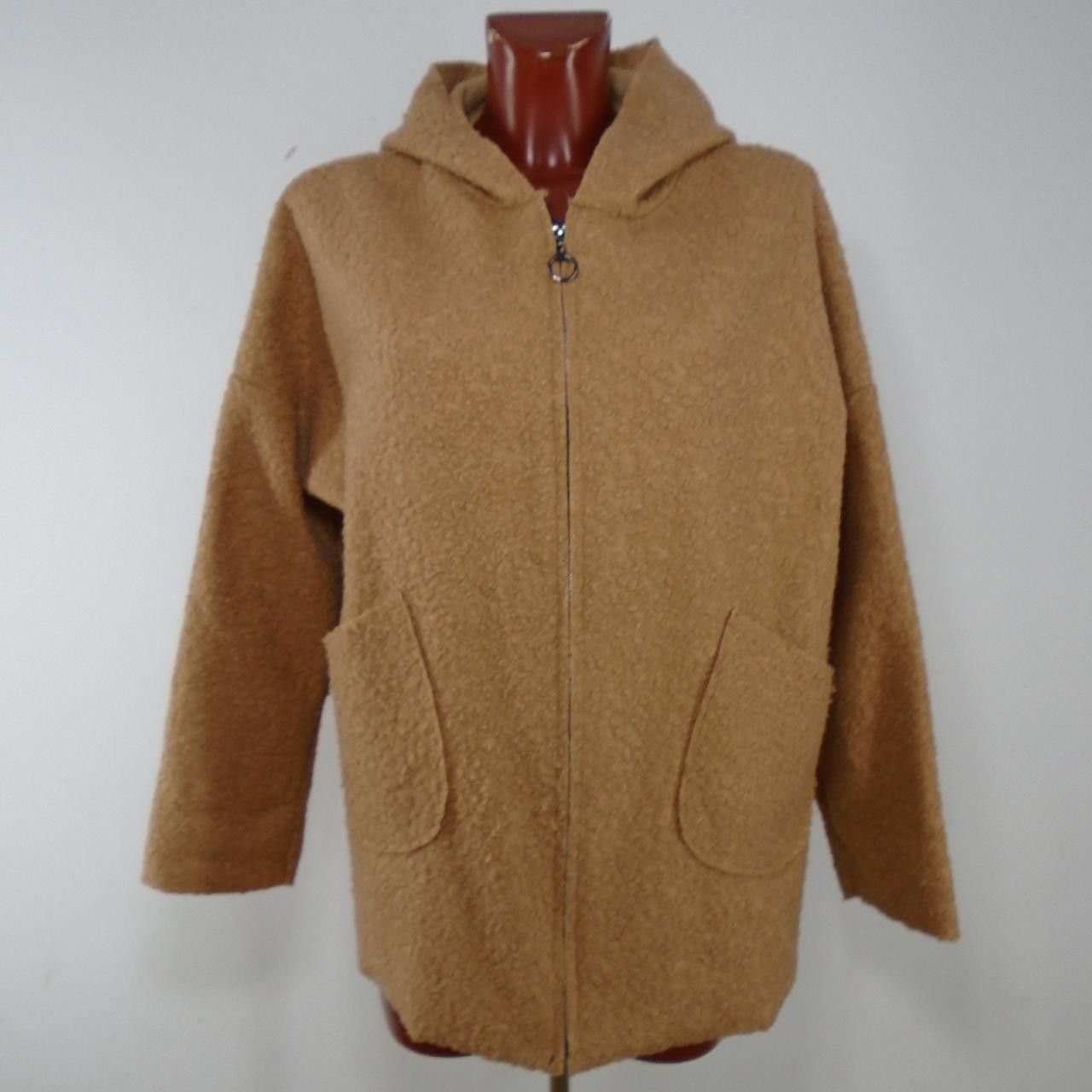 Vintage Women's Coat New Collection. Brown. L. Used. Good Size L / US 10 / IT 46 - 2 Thumbnail