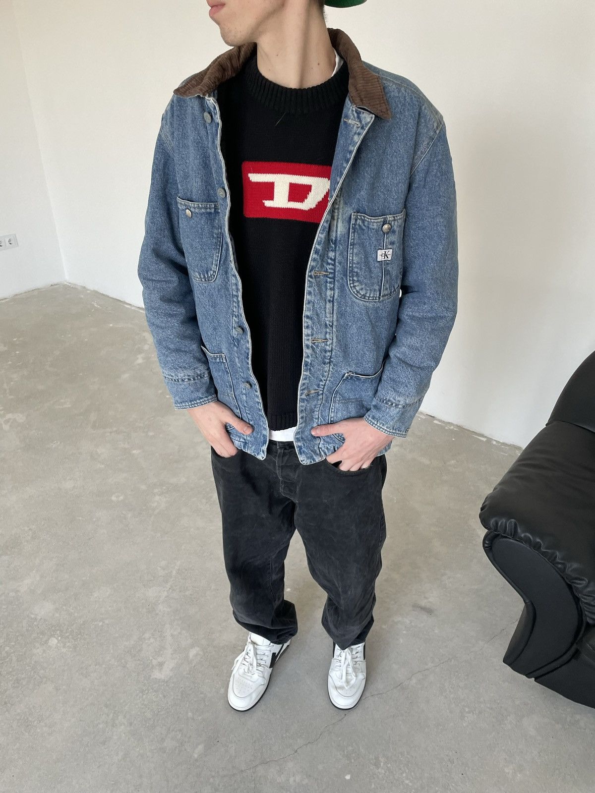 Calvin Klein × Vintage Vintage Calvin Klein denim jacket jeans coach Size US L / EU 52-54 / 3 - 13 Thumbnail