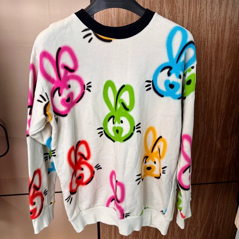 Gucci Gucci Colorful full-print double G rabbit embroidered round Size US S / EU 44-46 / 1 - 1 Thumbnail