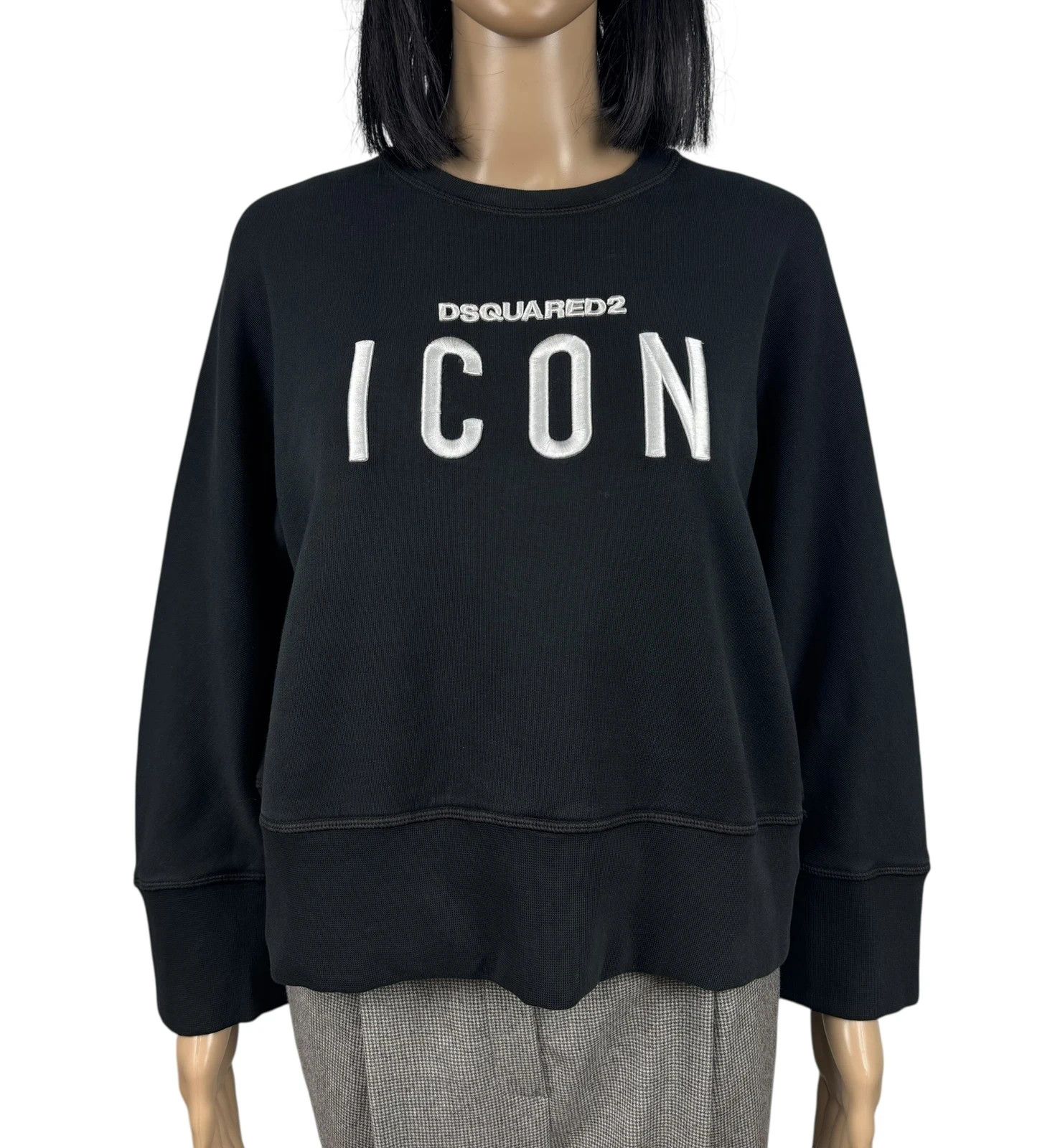 Dsquared2 Dsquared2 Icon Baggy Sweatshirt Short Cotton size L Size L / US 10 / IT 46 - 2 Thumbnail