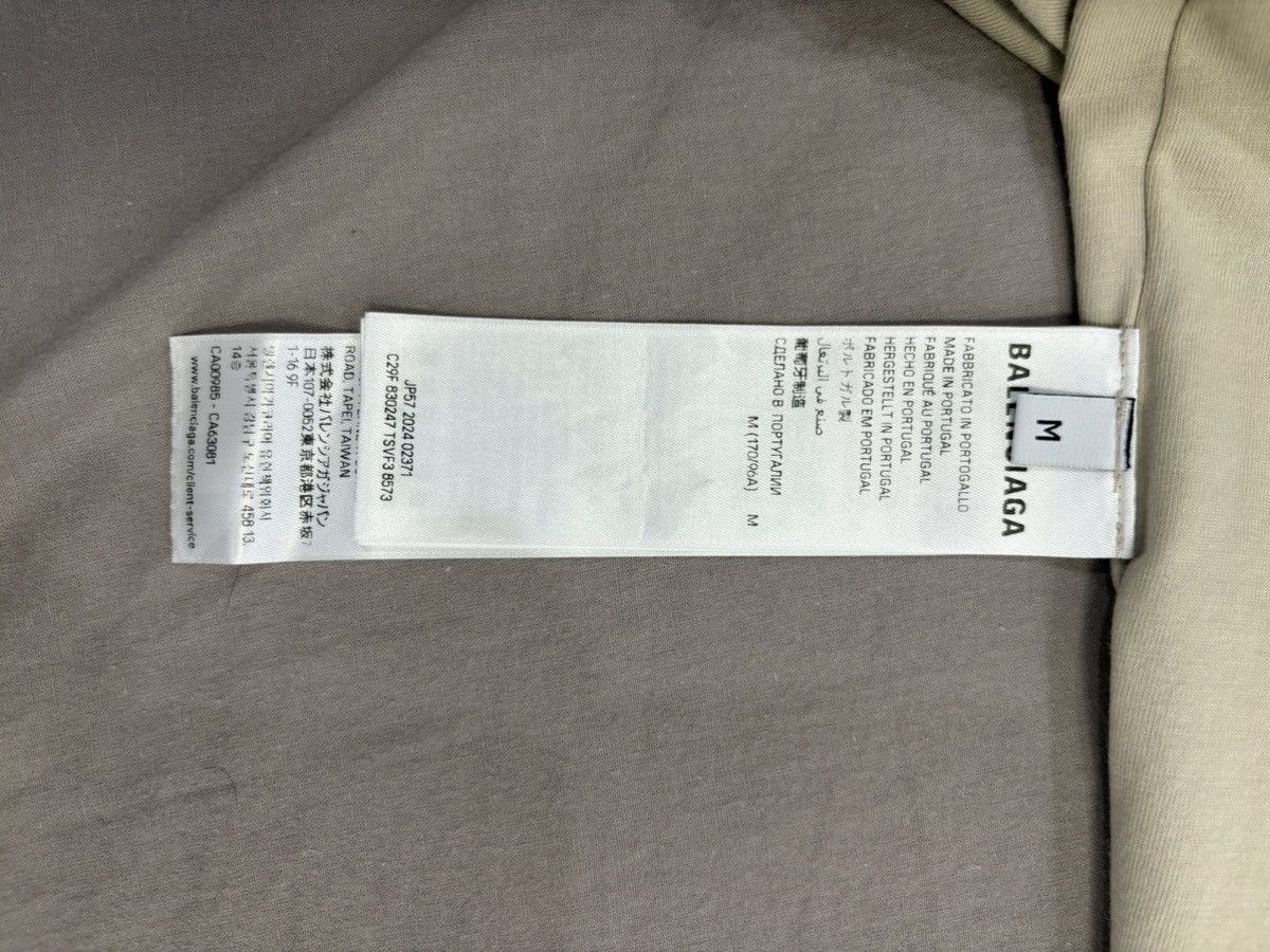 Balenciaga Inside Out Distressed Reversed Potienlical Logo T-shirt Size US M / EU 48-50 / 2 - 5 Thumbnail