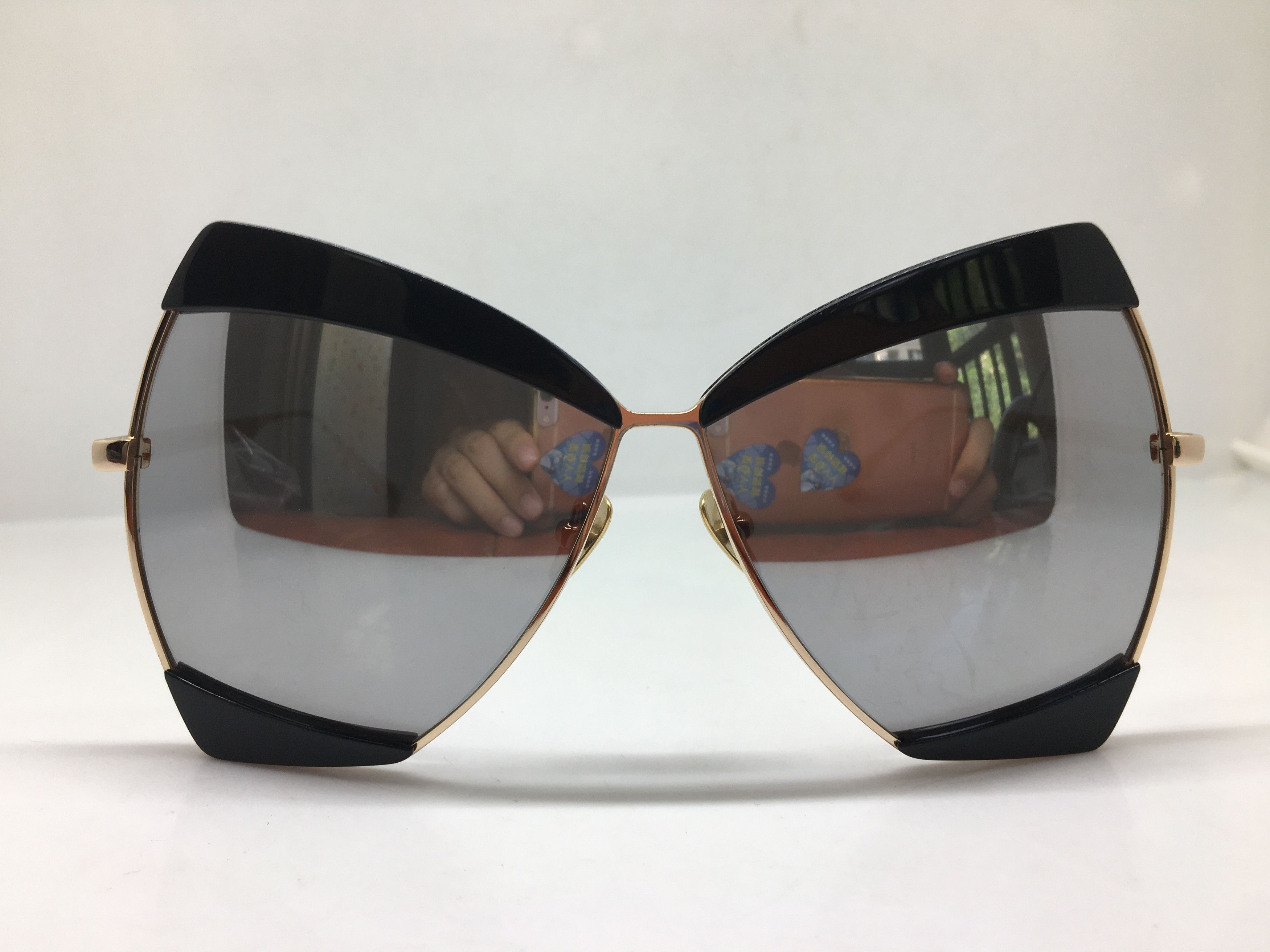 EJE Handmade Gold Oversize Sunglasses Frame