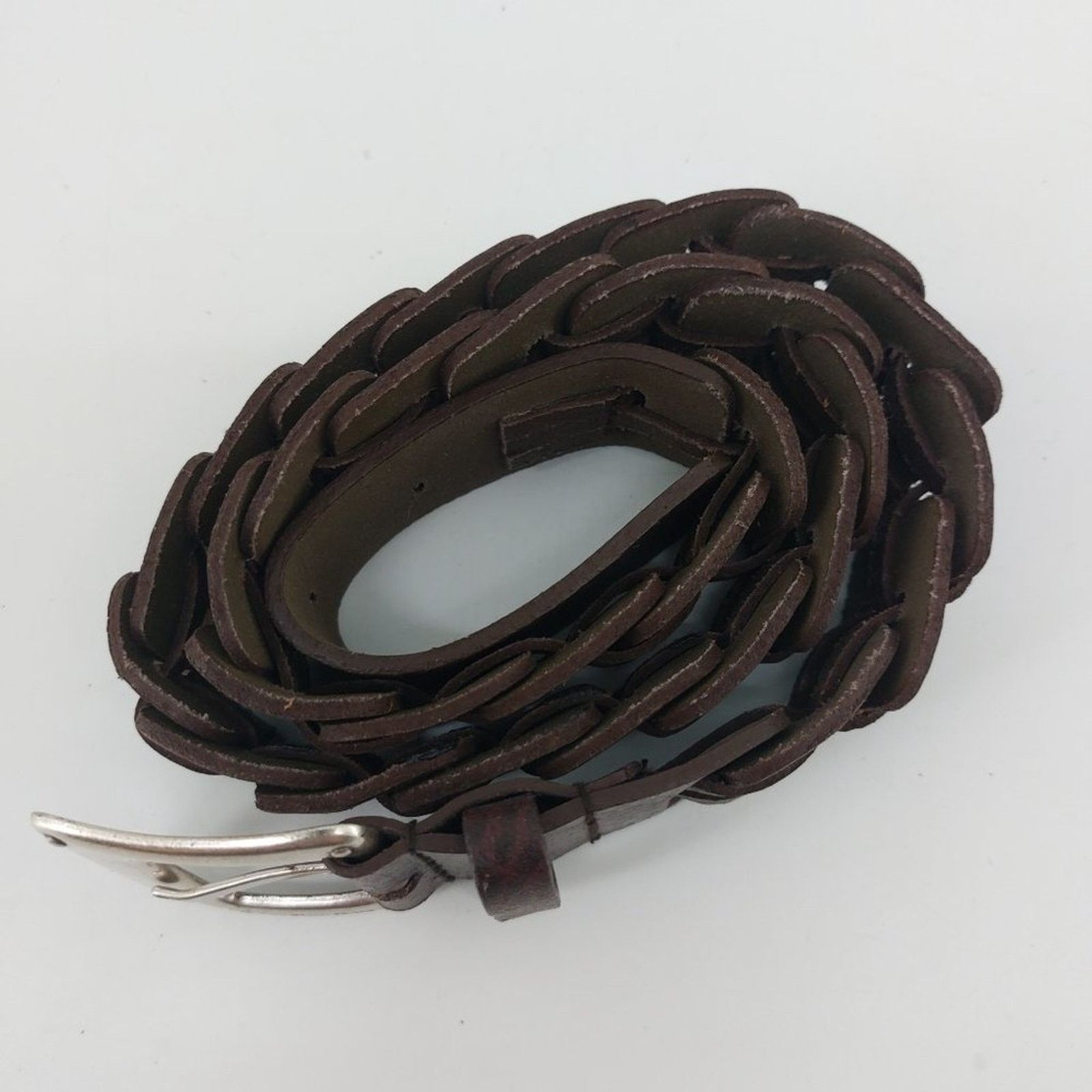 Calvin Klein CK Calvin Klein Jeans Chain Link Brown Maroon Size Small Size ONE SIZE - 12 Thumbnail