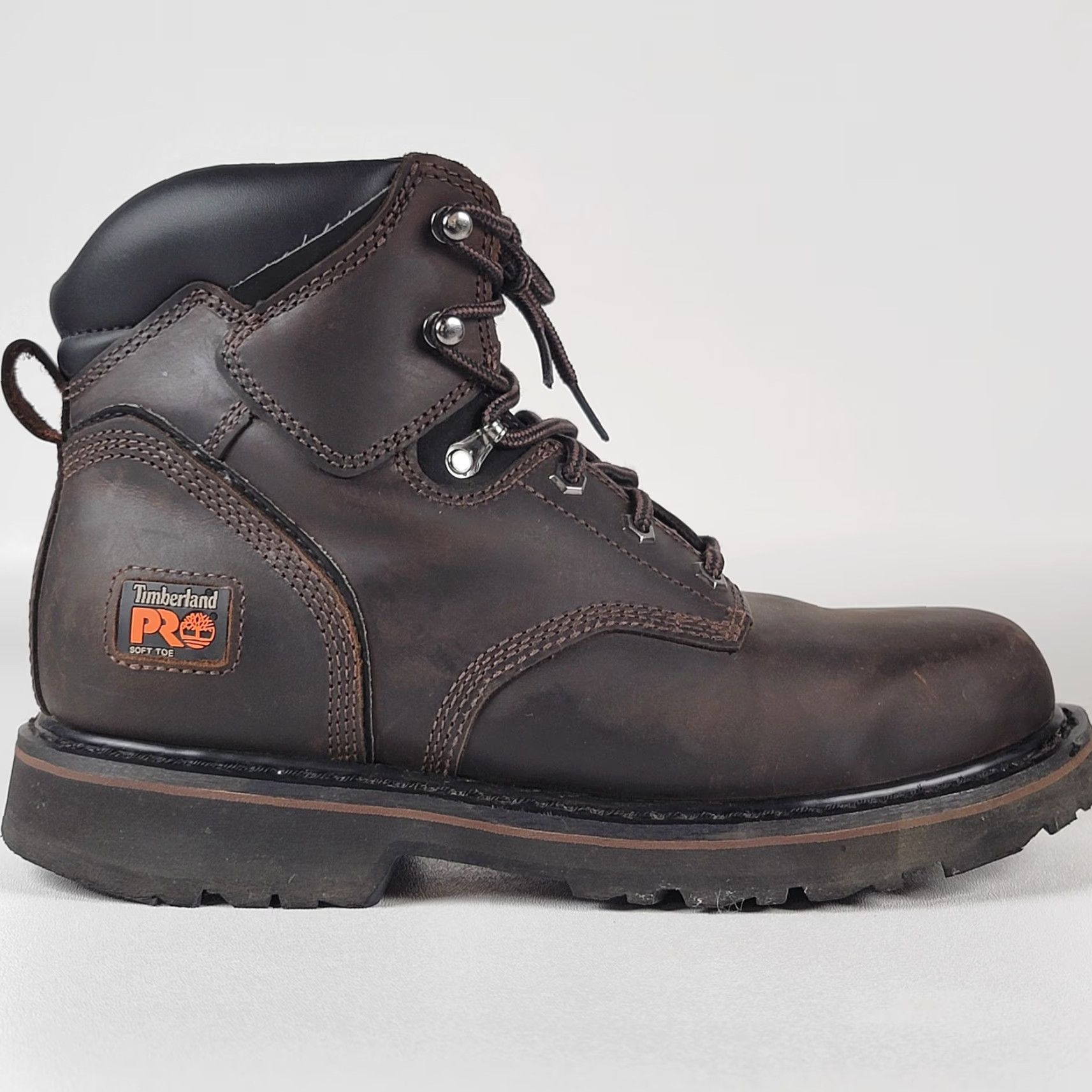 Timberland Timberland PRO WATERPROOF Work Boot Men 7.5 Brown Leather Boots Workwear Mens Leather Upper Waterproof Size US 8 / EU 41 - 3 Thumbnail