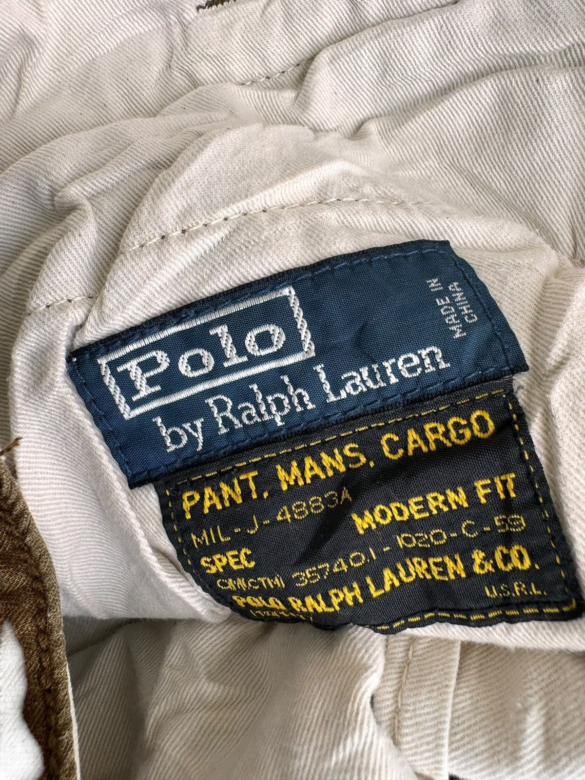 Polo Ralph Lauren Vintage Polo Ralph Lauren Multiple Pocket Cargo Pants Size US 34 / EU 50 - 11 Thumbnail