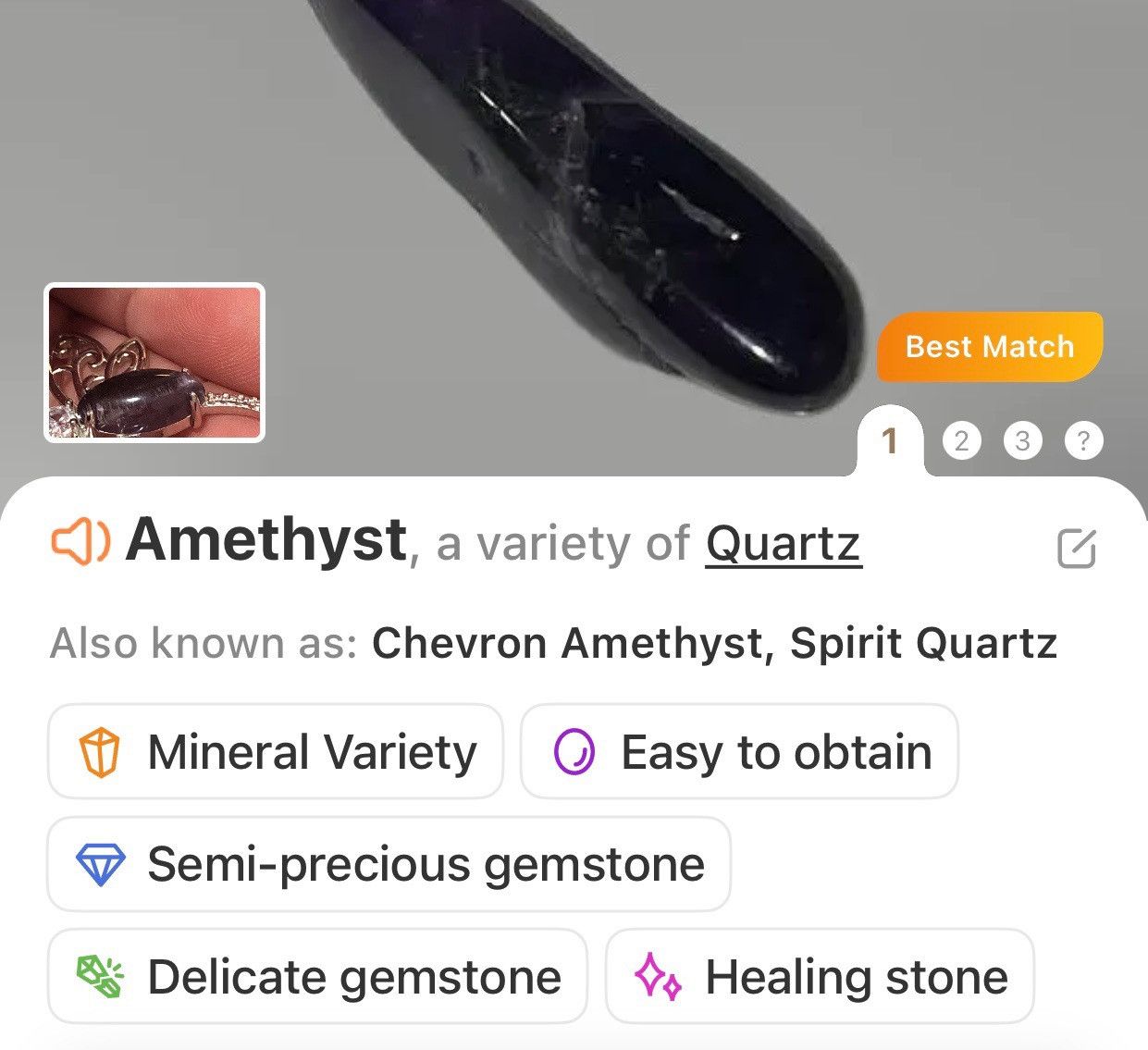 Handmade Marquis amethyst stone dragonfly pendant on chain necklace Size ONE SIZE - 9 Thumbnail