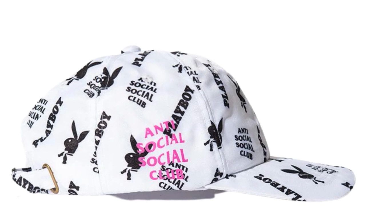 Anti Social Social Club Anti Social Social Club x Playboy Strap Back Hat RARE NEW Size ONE SIZE - 2 Thumbnail
