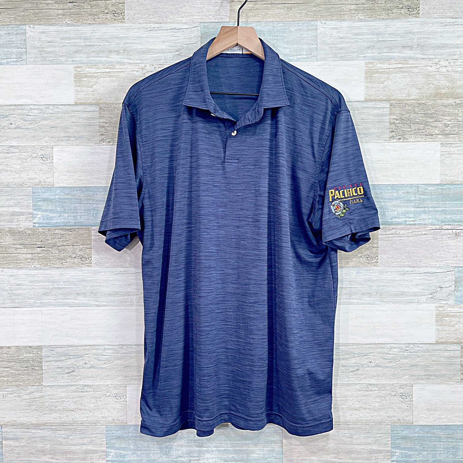 Peter Millar Cerveza Pacífico Clara Peter Millar Polo Blue Mens Large Size US L / EU 52-54 / 3 - 1 Thumbnail