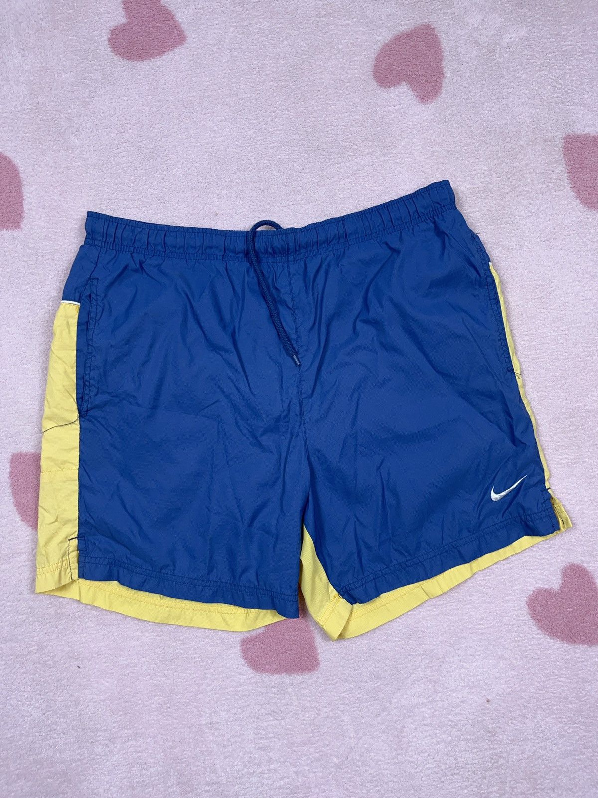 Nike × Vintage ➕ 90s vintage Nike big logo spellout shorts summer Size US 34 / EU 50 - 2 Thumbnail