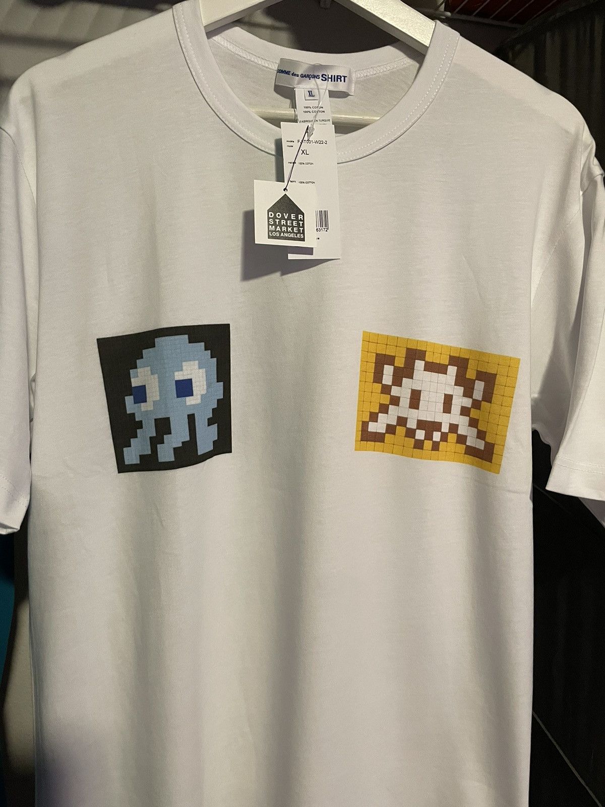Comme des Garcons SHIRT CDG SHIRT X INVADER T-SHIRT mosaic comme des garçons Size US XL / EU 56 / 4 - 3 Thumbnail