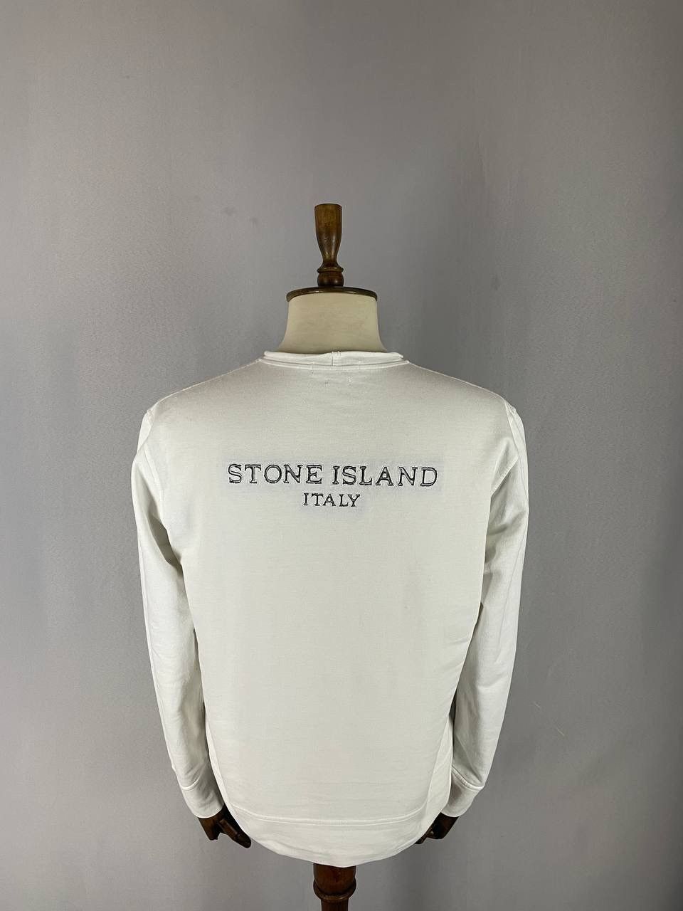 Stone Island Stone Island Crewneck White Sweatshirt Size US L / EU 52-54 / 3 - 1 Thumbnail