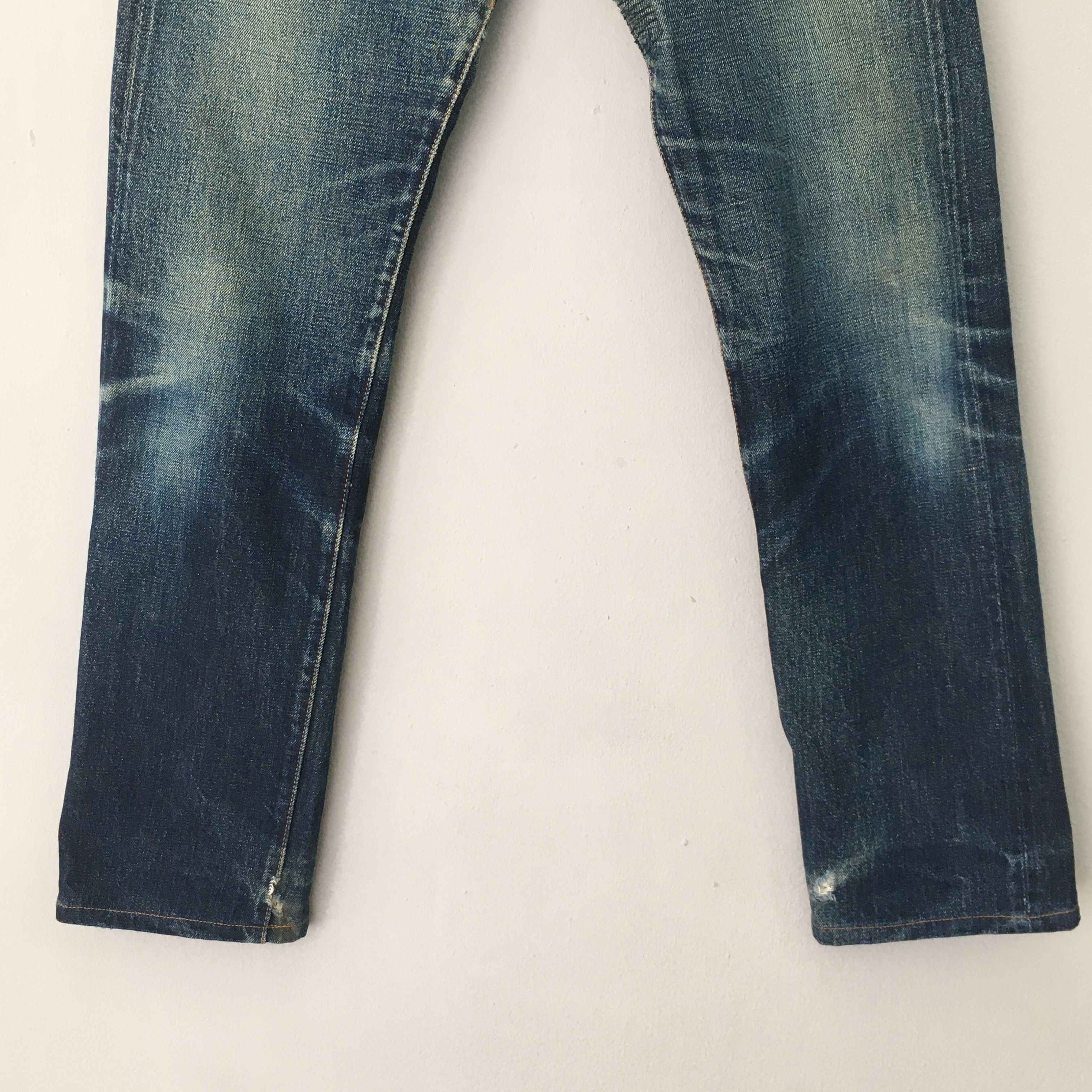 Denime Size 28x30 Vintage 90s Denime Big E Japan Denim S1450 Size US 28 / EU 44 - 4 Thumbnail