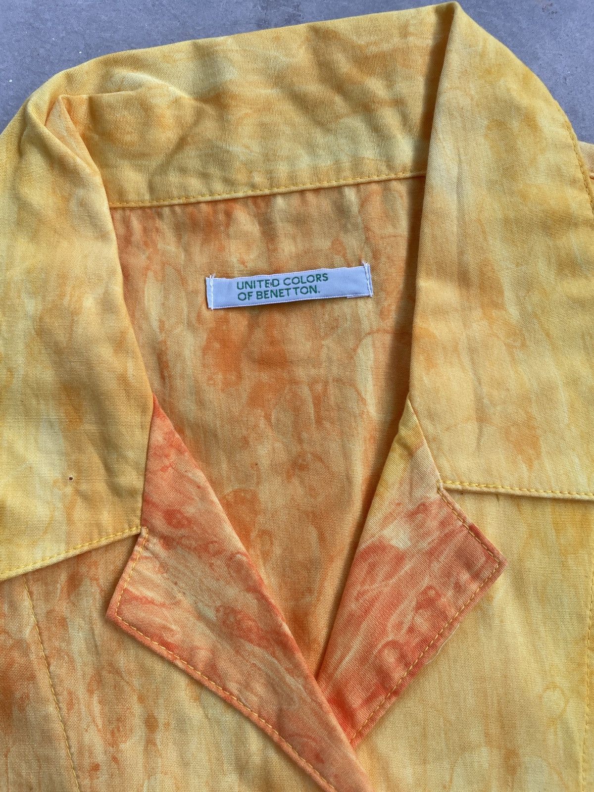 Benetton × United Colors Of Benetton BENETTON MARBLE SHIRT Size US L / EU 52-54 / 3 - 5 Thumbnail