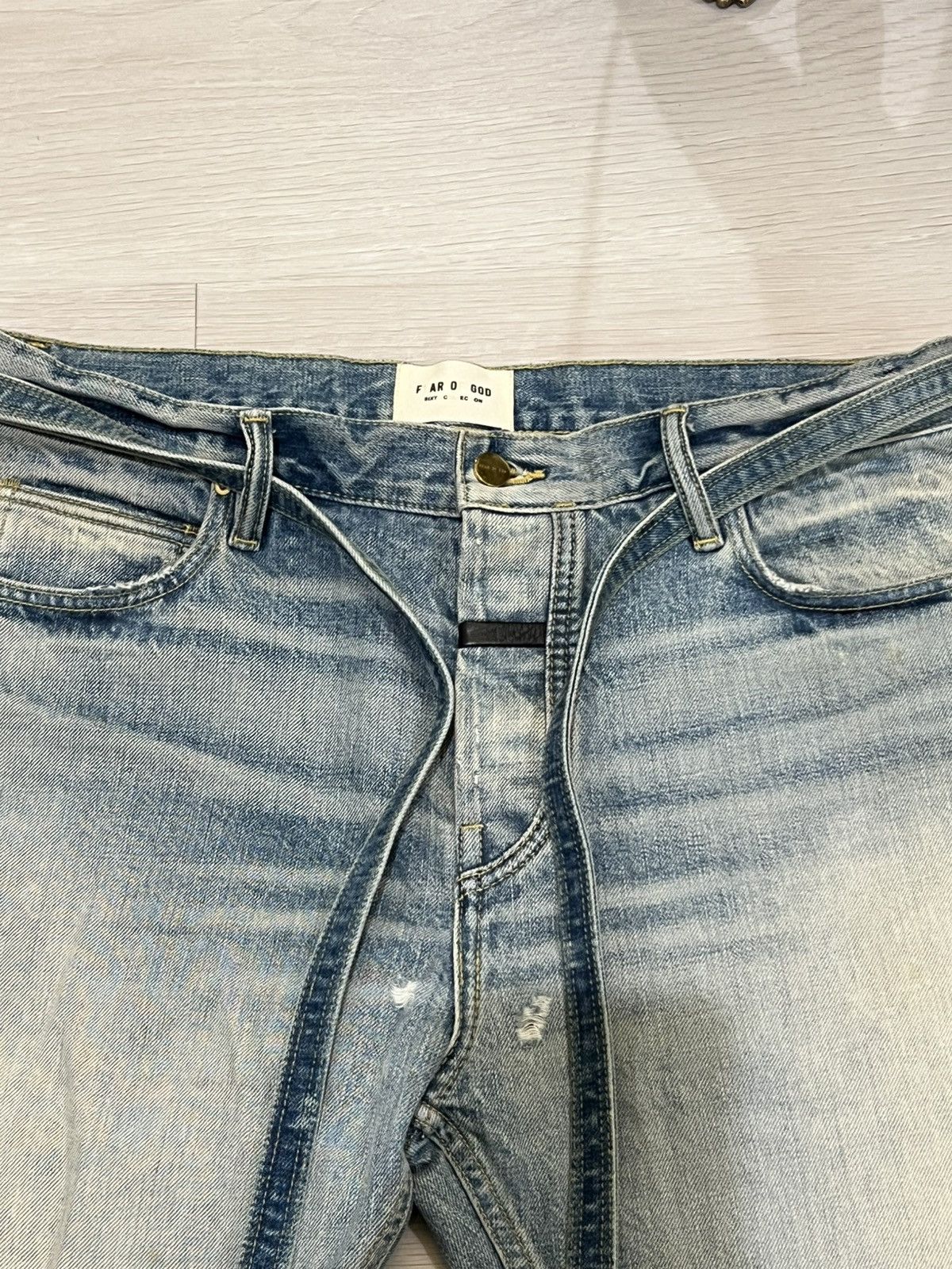 Fear of God Fear of God 6th Collection Distressed Denim Size US 34 / EU 50 - 5 Thumbnail