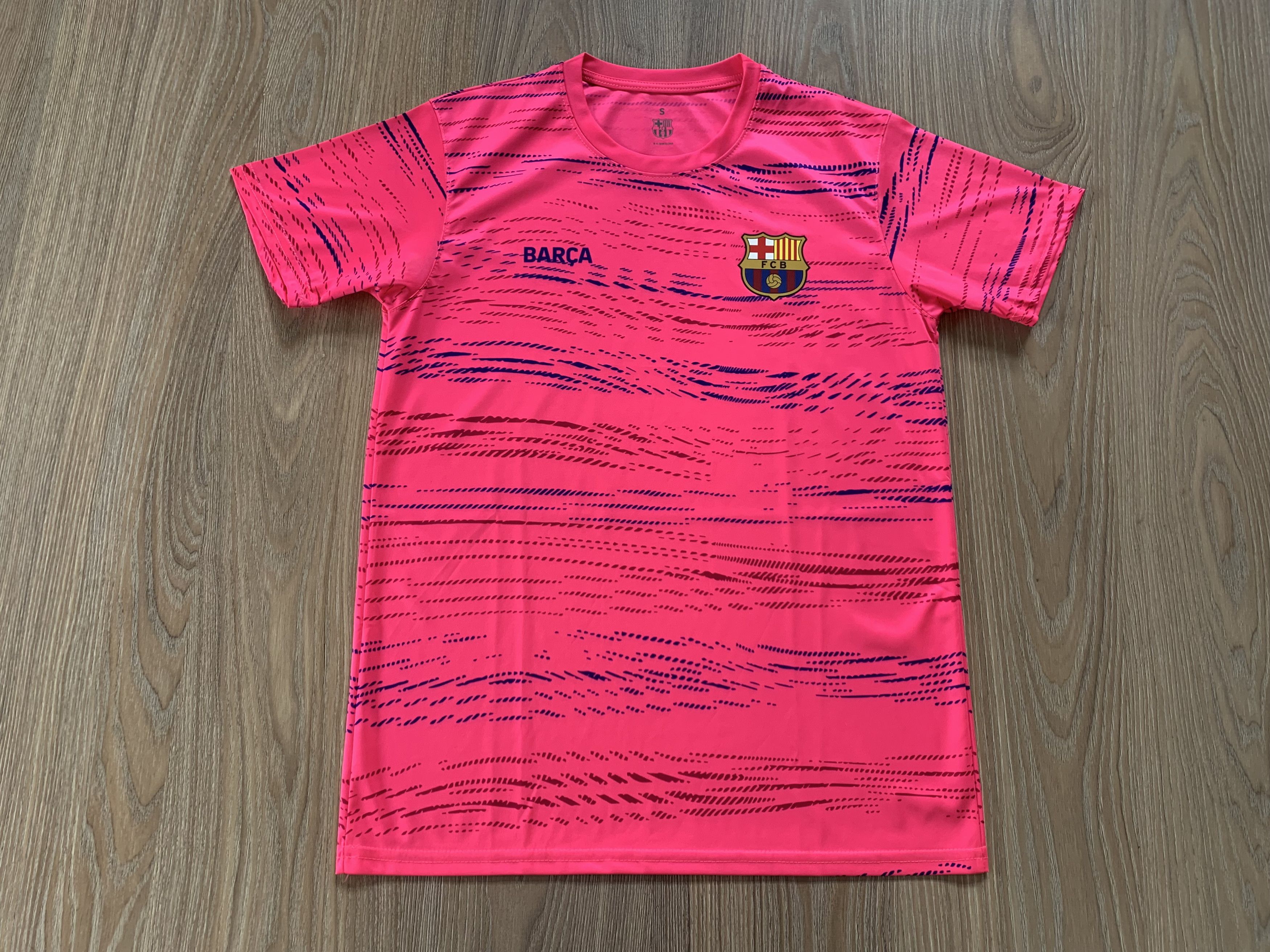 Other Mens FC Barcelona Training Fuchsia Adult Licensed T-Shirt Size US S / EU 44-46 / 1 - 2 Thumbnail