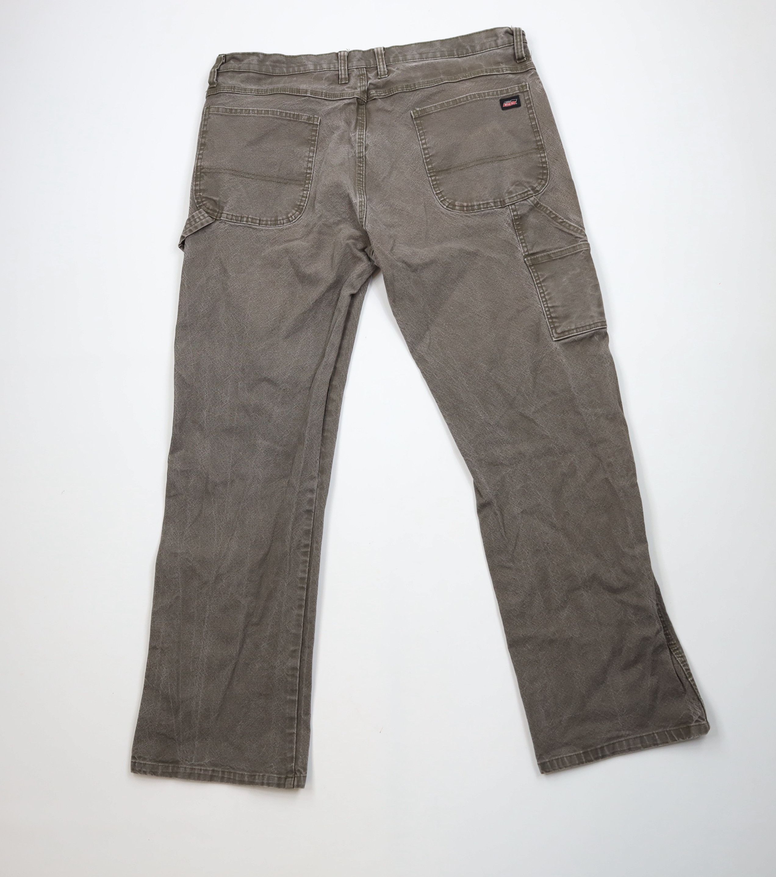 Dickies Vintage Dickies Spell Canvas Wide Leg Dungaree Pants Breen Size US 40 / EU 56 - 8 Thumbnail