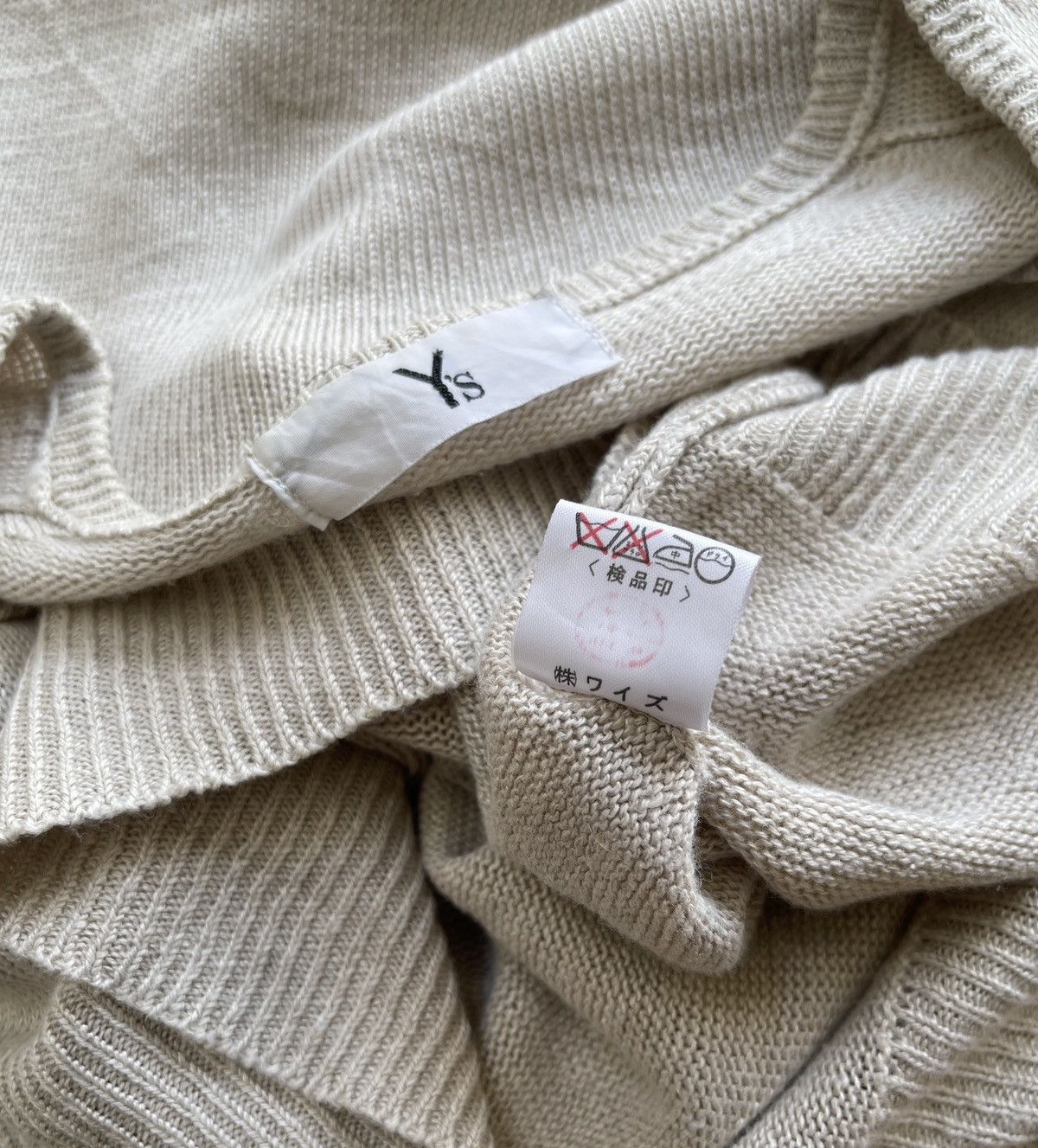 Yohji Yamamoto Ys V-Neck Sweater Knitted Size US M / EU 48-50 / 2 - 6 Thumbnail