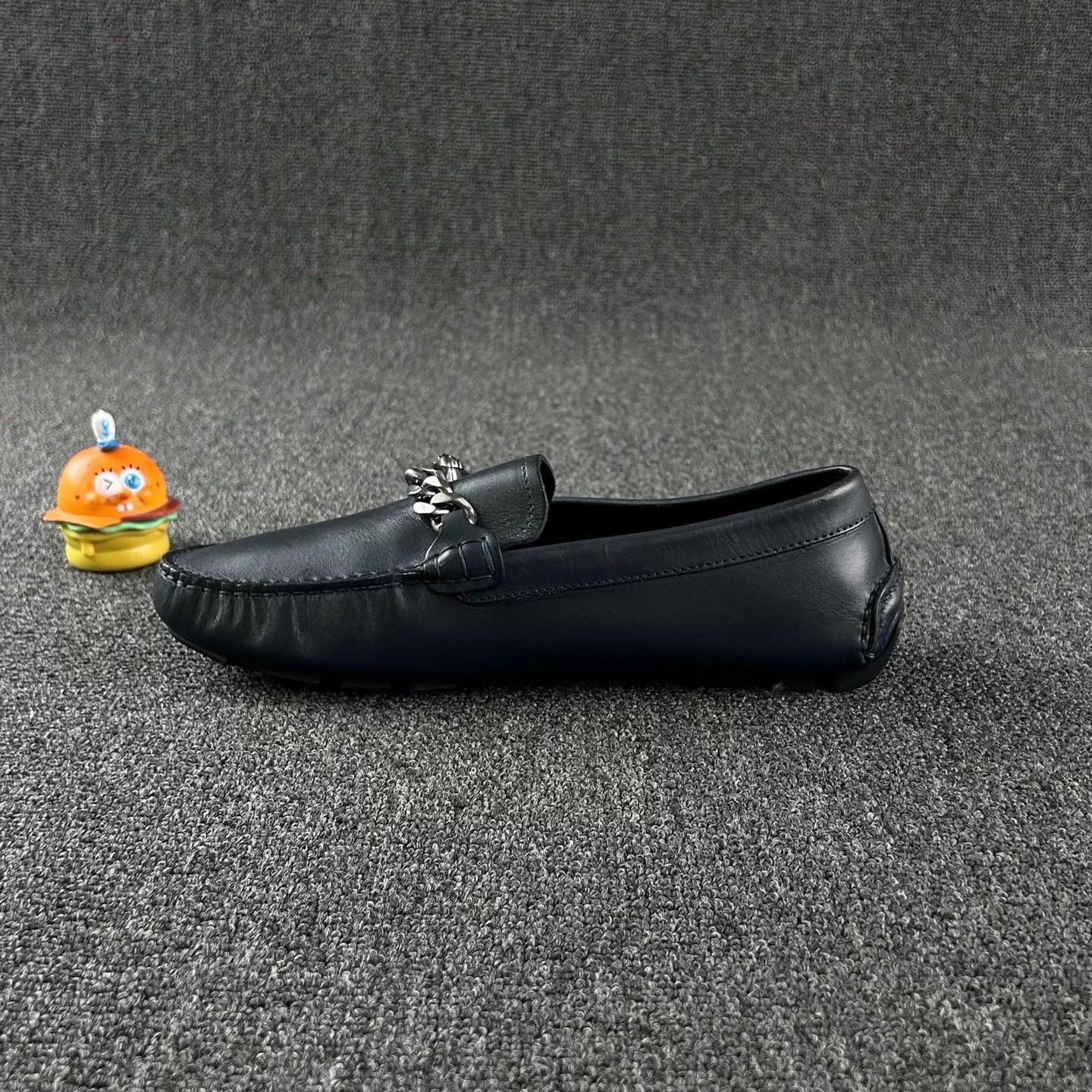 Versace Versace silver chain leather business shoes 39 Size US 8 / IT 38 - 3 Thumbnail
