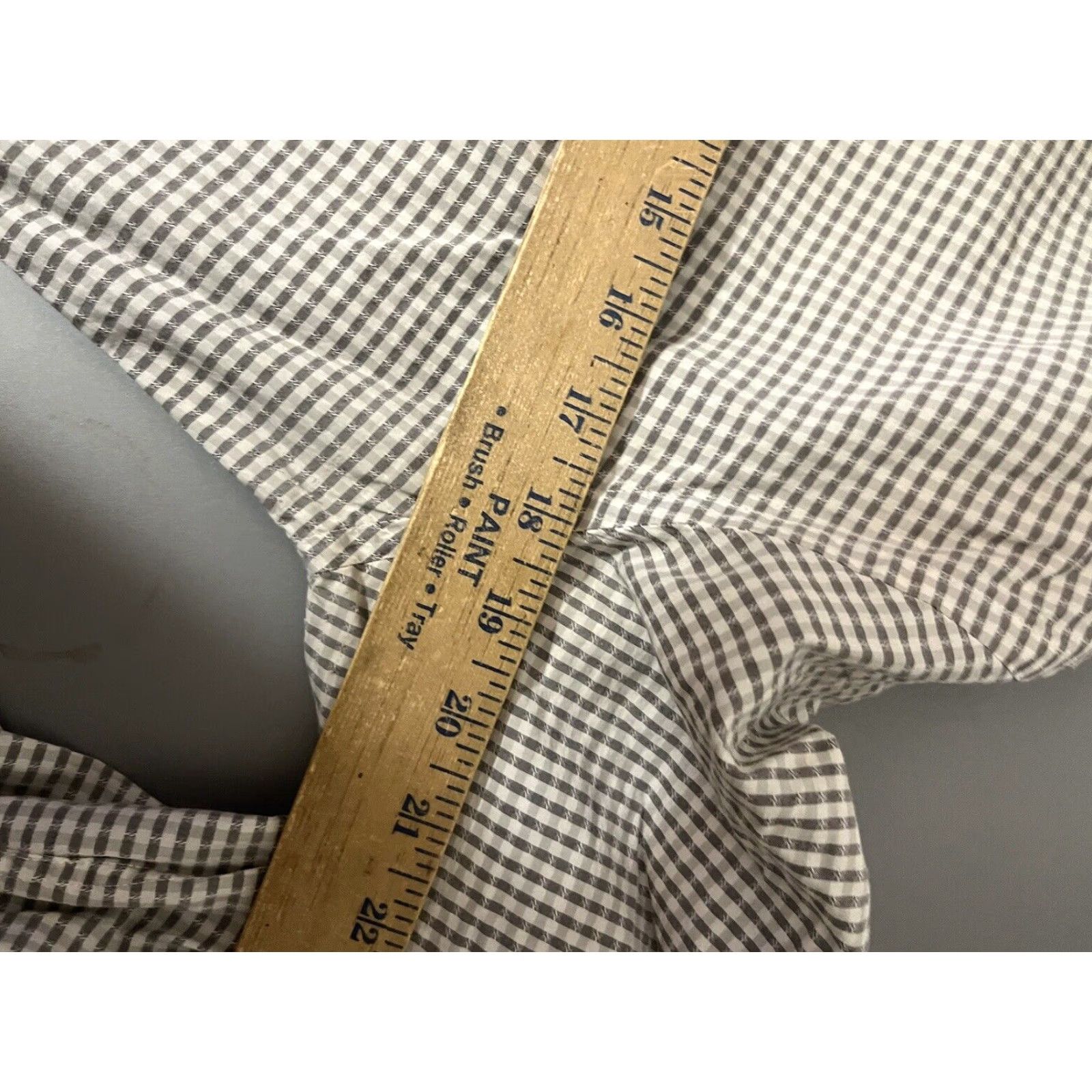 Express Express Slim Fit Solid Dress Shirt Multicolor Gingham Men Medium Size 40R - 5 Thumbnail