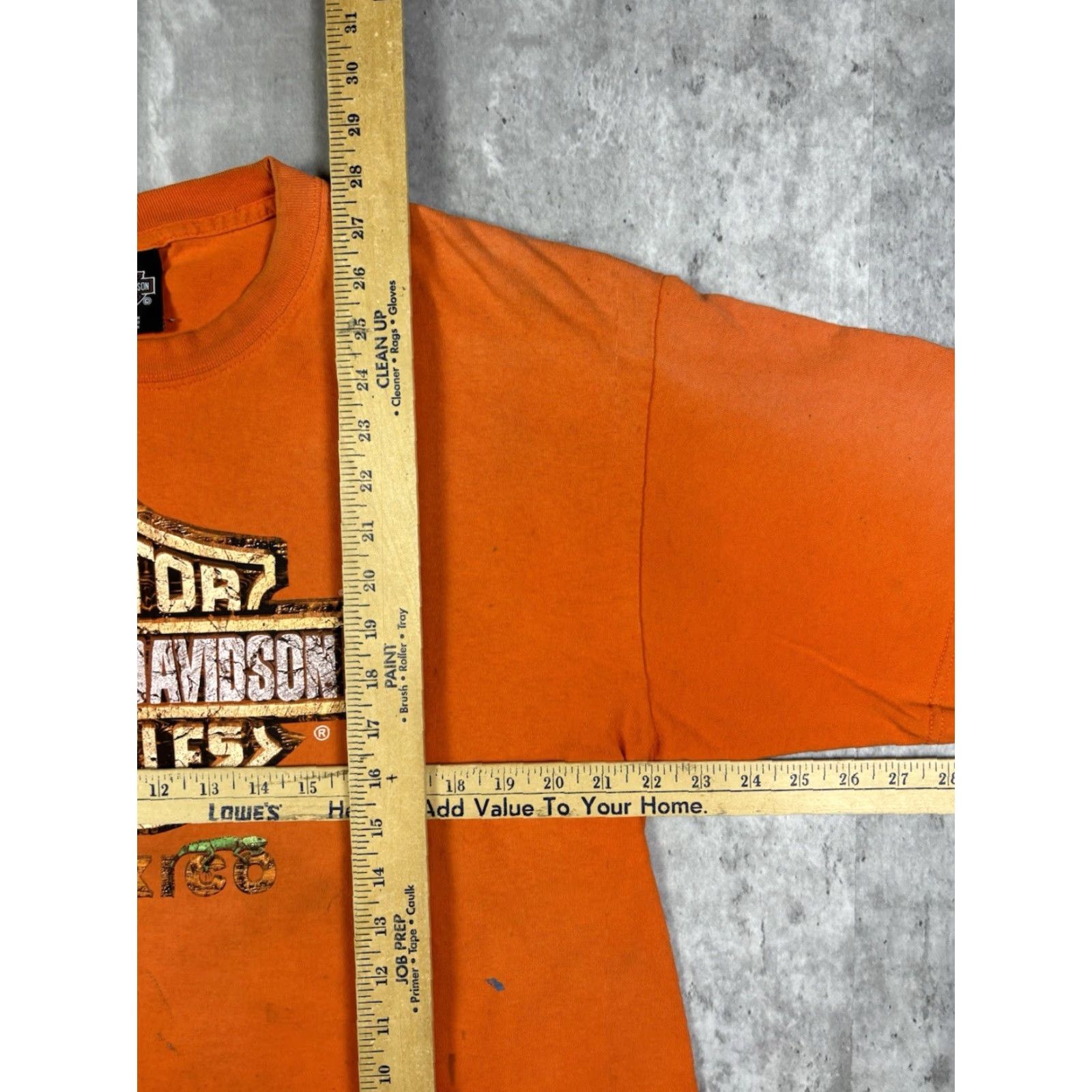 Harley Davidson VINTAGE Harley-Davidson T-Shirt 90s Biker Motorcycle Orange XL Men Crew Neck Short Sleeve Graphic Print Size US XL / EU 56 / 4 - 7 Thumbnail