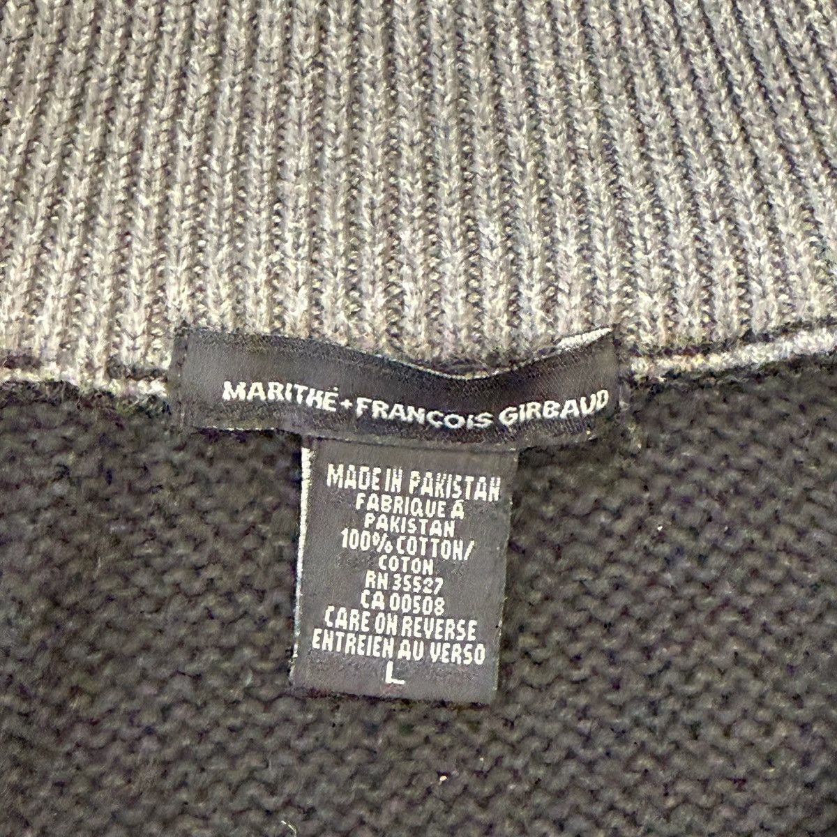 Marithe + Francois Girbaud Marithe Francois Girbaud Quarter Zip Pullover Size US L / EU 52-54 / 3 - 5 Thumbnail