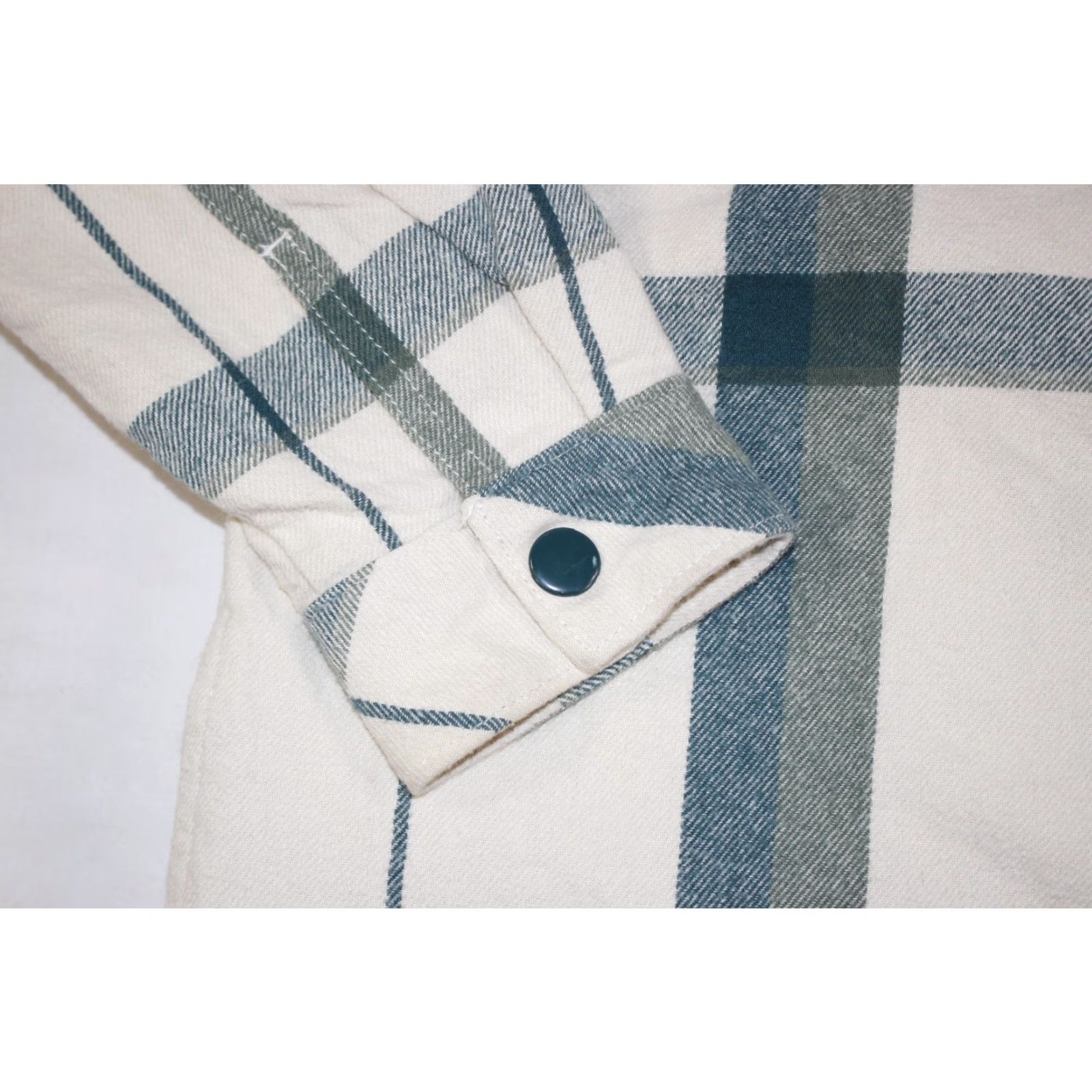 Vans Vans Shirt Men's S Flannel Jacket Shacket Lined Long Pockets Plaid Beige Green Size US S / EU 44-46 / 1 - 2 Thumbnail