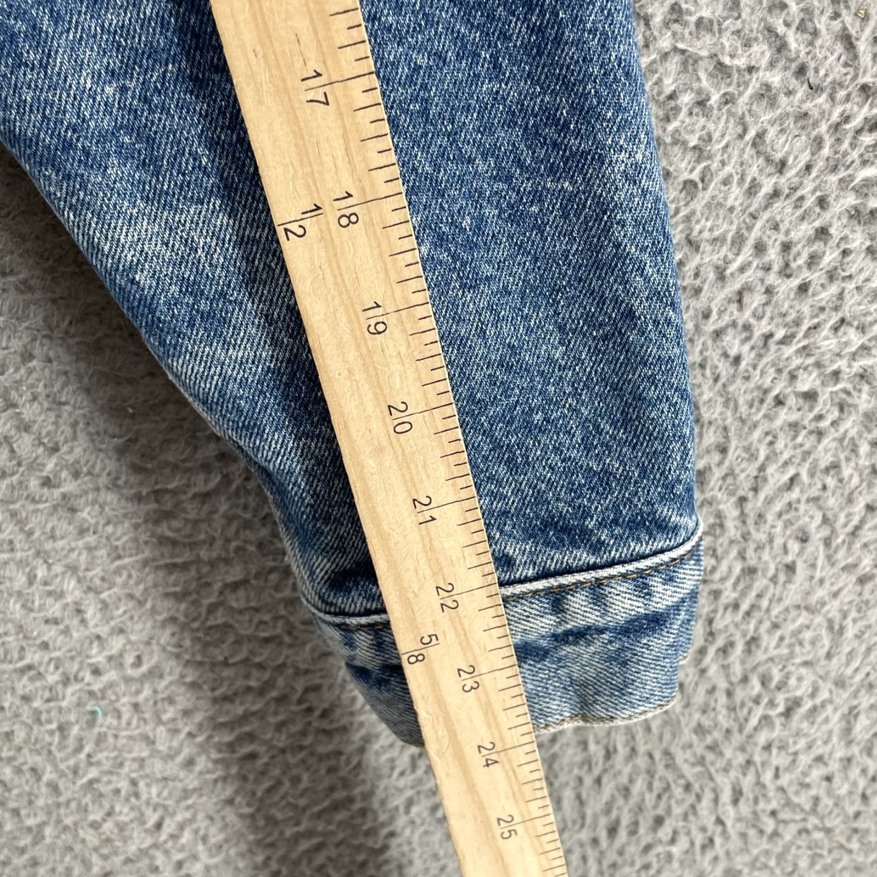 Levi's VINTAGE Levi's Trucker Jean Jacket Men's 42 Flannel Lined Thermal Workwear 90's USA Size US 42 / EU 58 - 7 Thumbnail