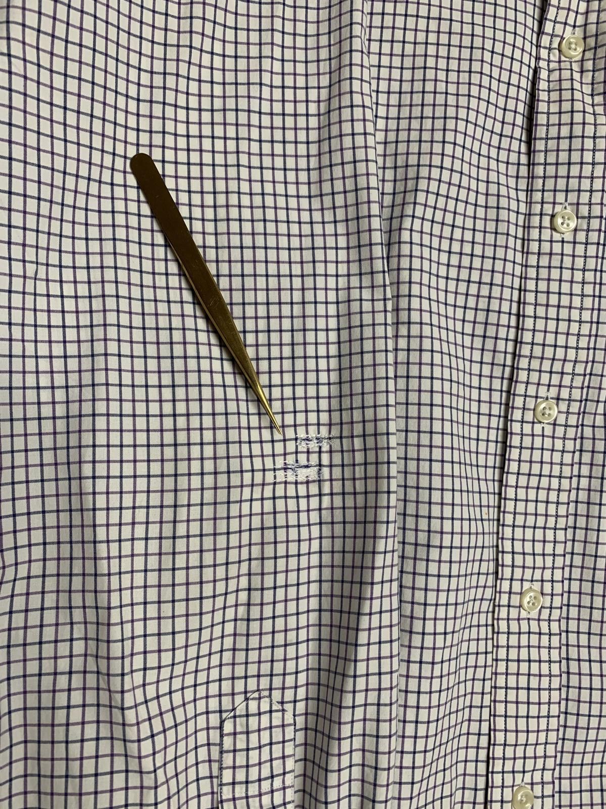 Polo Ralph Lauren Ralph Lauren Men's XL White Grid Button-Down Shirt Size US XL / EU 56 / 4 - 4 Thumbnail