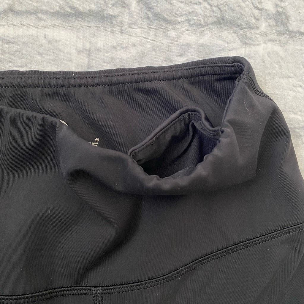 Other Fabletics Demi Lovato & 90 degrees women XS pull on fitted leggings black purple Size 26" / US 2 / IT 38 - 4 Thumbnail