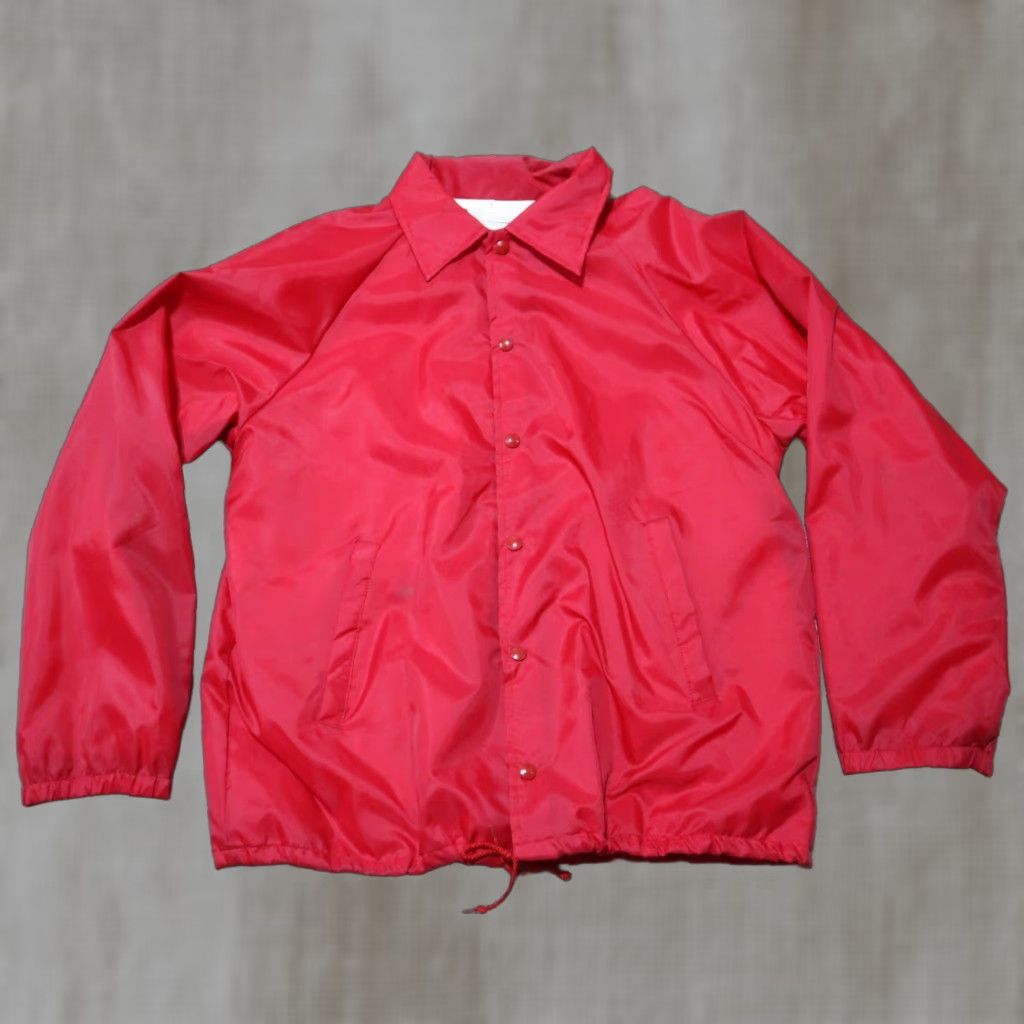 Vintage VINTAGE Moose Lodge 1470 Jacket - Red Satin Basic Jacket Men L 1980s Virginia US Size US L / EU 52-54 / 3 - 1 Thumbnail
