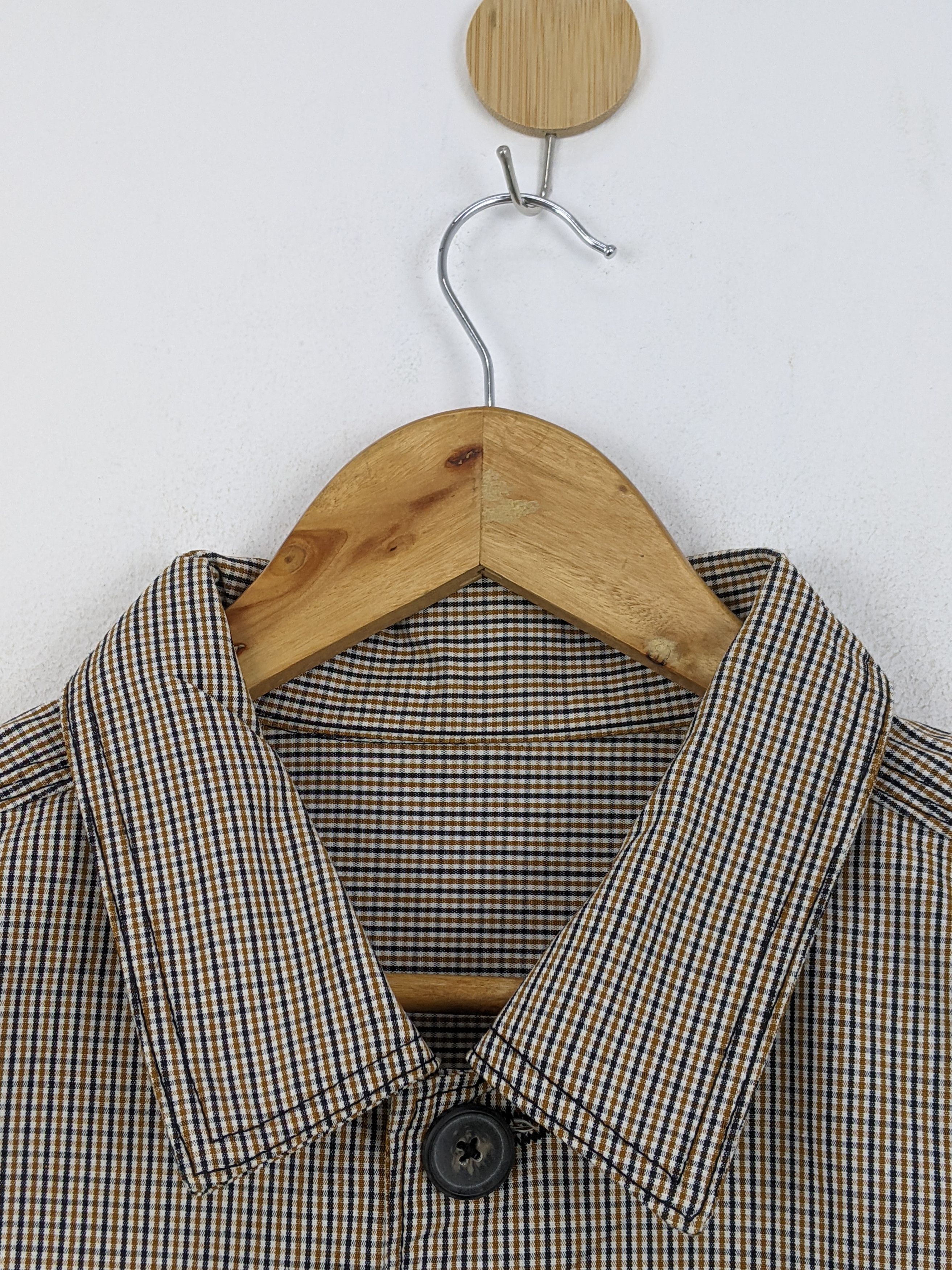 GU × Japanese Brand Vintage GU Japanese Brand Checkered Polyster Jacket Size US L / EU 52-54 / 3 - 9 Thumbnail