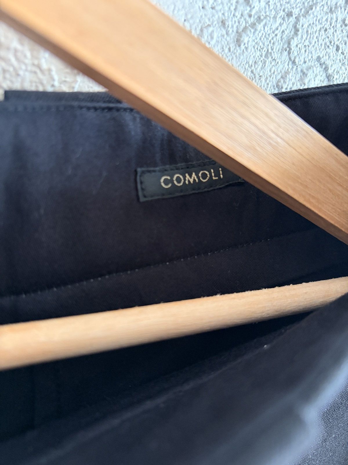 Comoli Black postwork twill pants trousers size 2 Size US 32 / EU 48 - 3 Thumbnail
