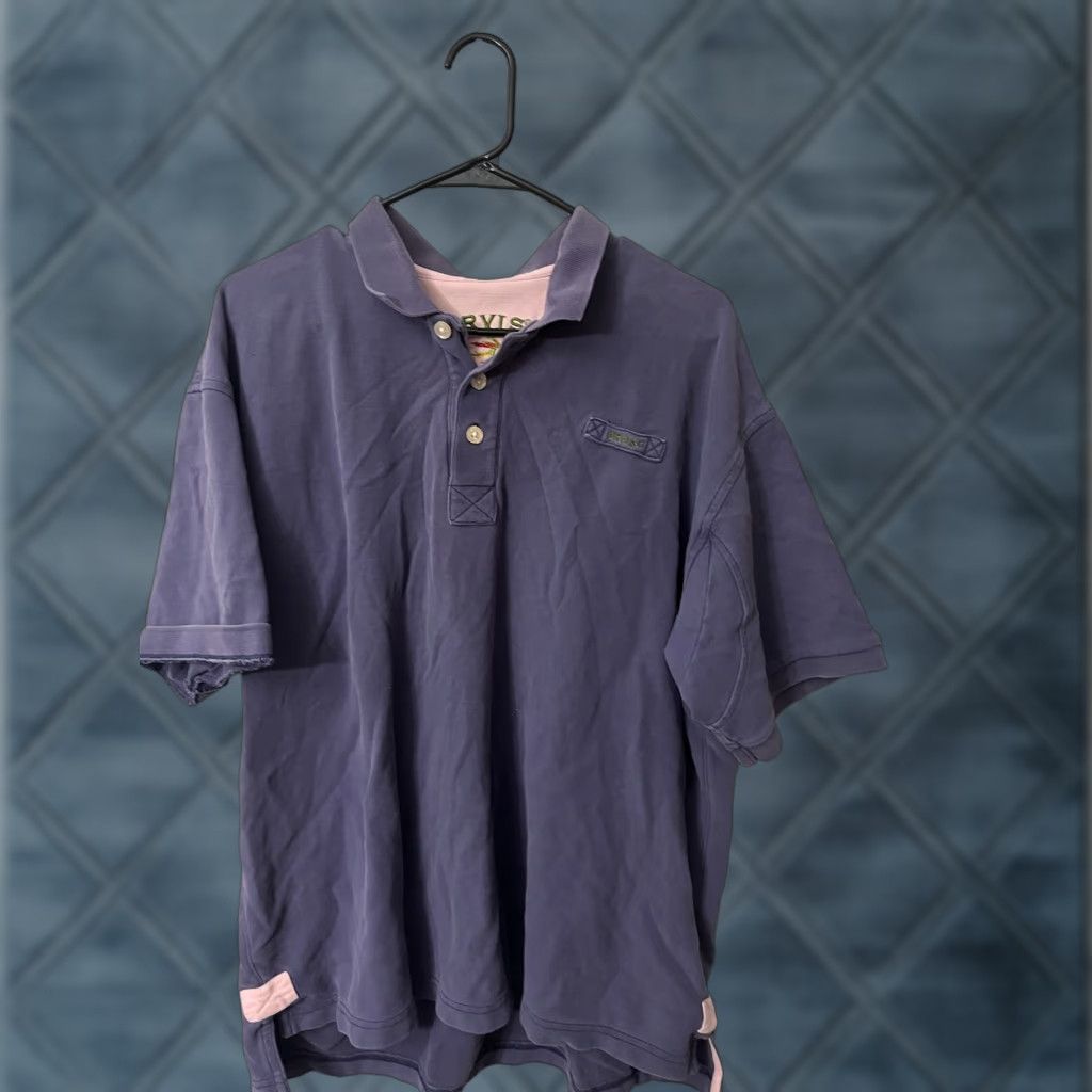 Orvis Orvis Polo Shirt Purple XL Short Sleeve Cotton Knit Mens Regular Size XL Polo Shirt Sports Preppy Golf Lacrosse Rugby Size US XL / EU 56 / 4 - 1 Thumbnail