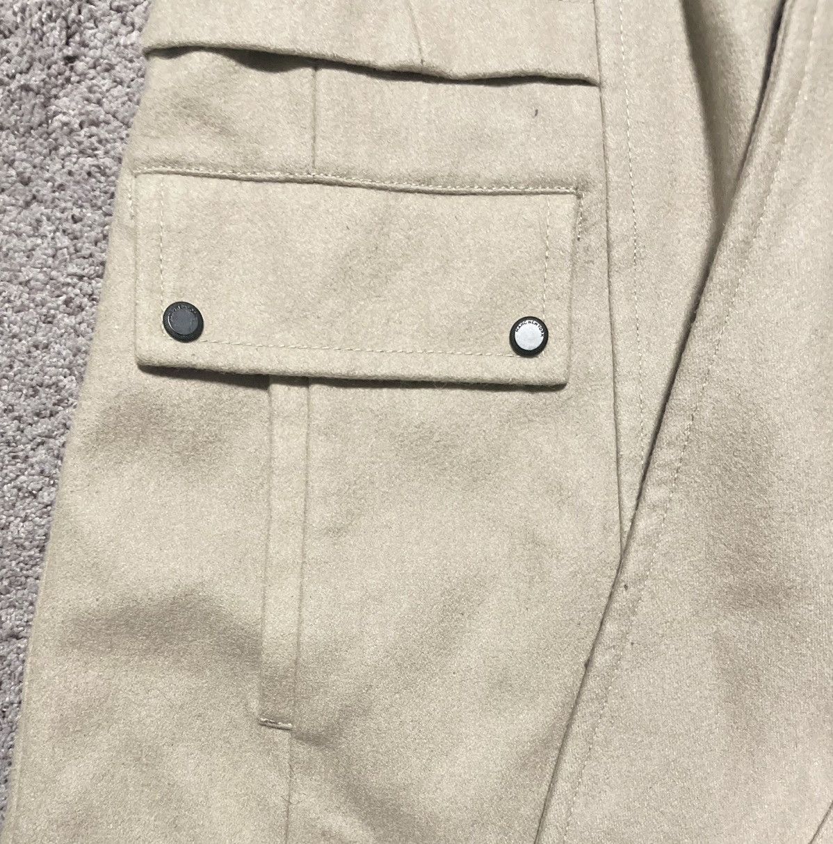 Andrew Marc Andrew Marc Women’s Long Wool Coat Parka Beige Size 2 (XS-S) Size XS / US 0-2 / IT 36-38 - 6 Thumbnail