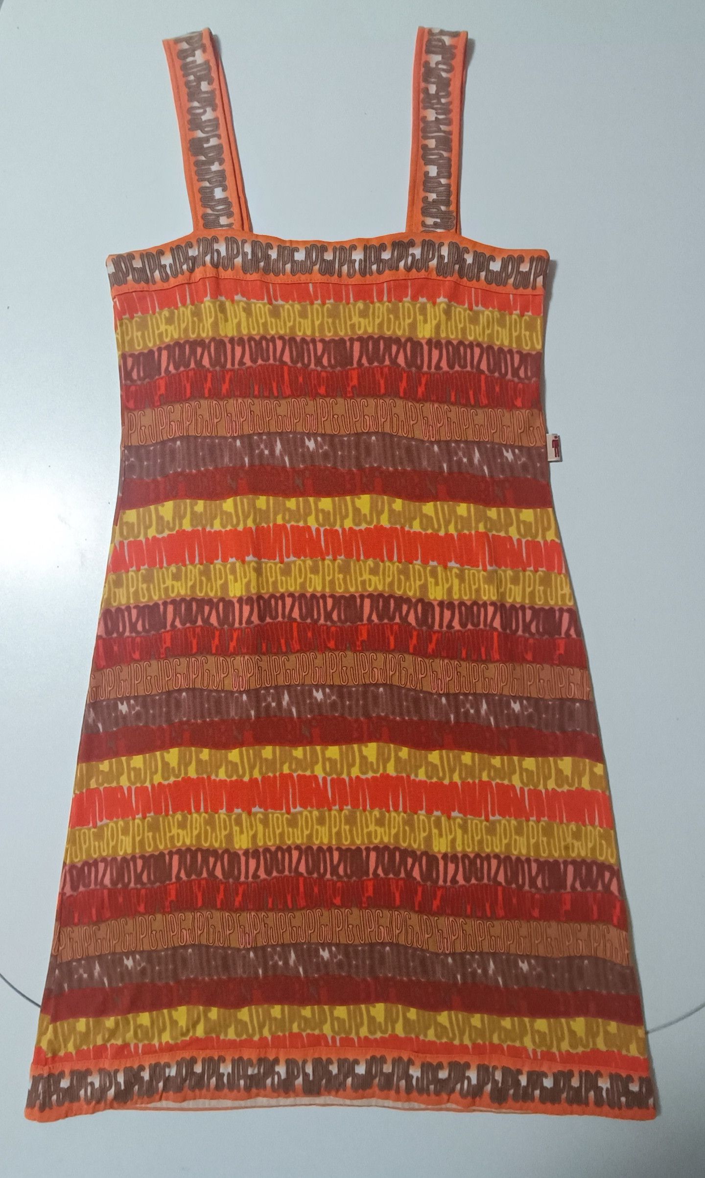 Jean Paul Gaultier SS2001_ Logo JPG Tank midi dress Size S / US 4 / IT 40 - 12 Thumbnail