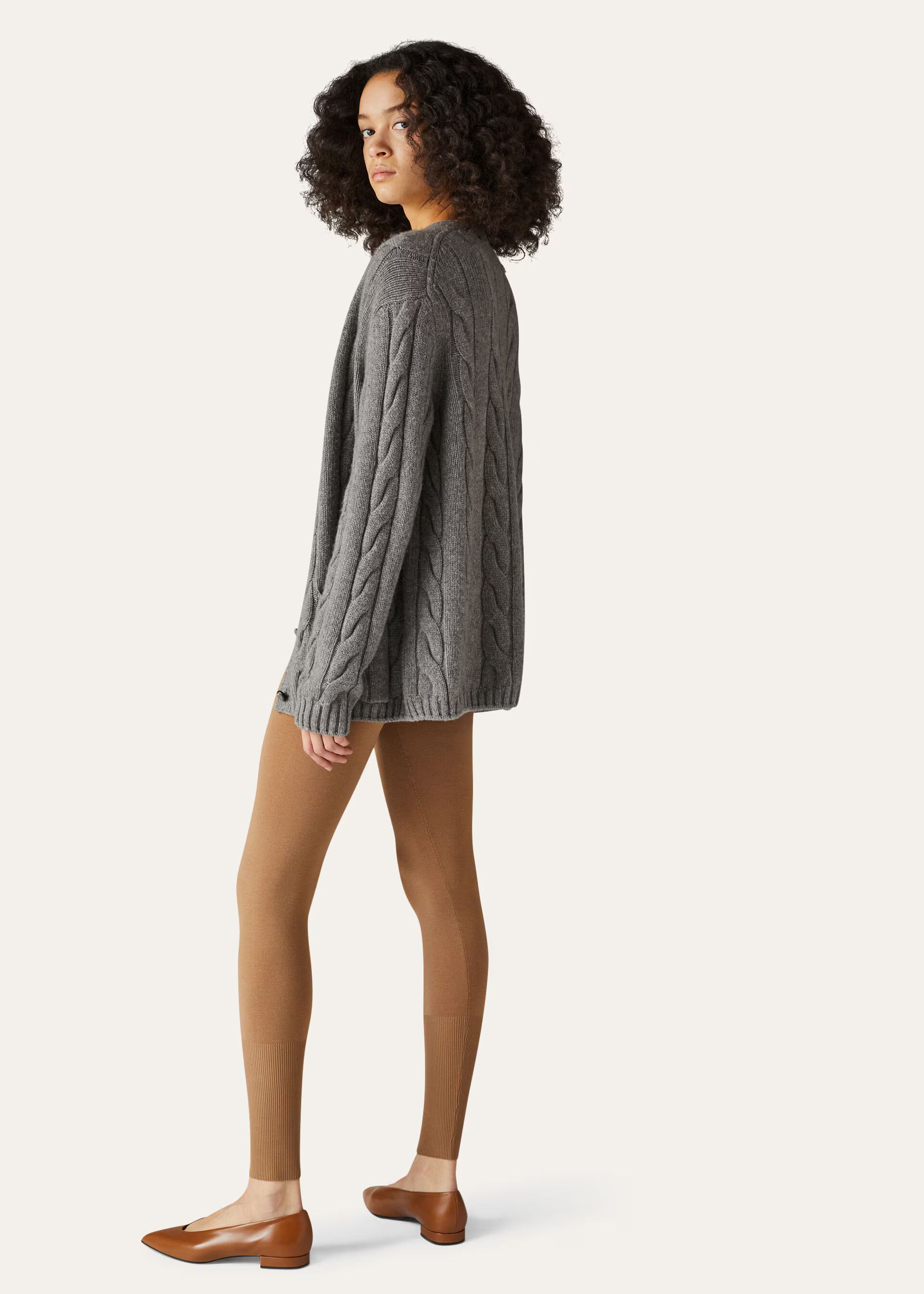 Loro Piana o1srvl11e0824 Napier Cardigan Sweater in Grey Size XS / US 0-2 / IT 36-38 - 4 Thumbnail