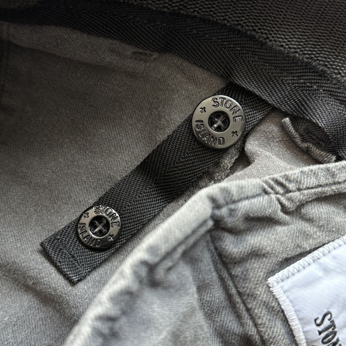Stone Island Stone Island Type SL Grey Cotton Canvas Pants Size US 34 / EU 50 - 10 Thumbnail