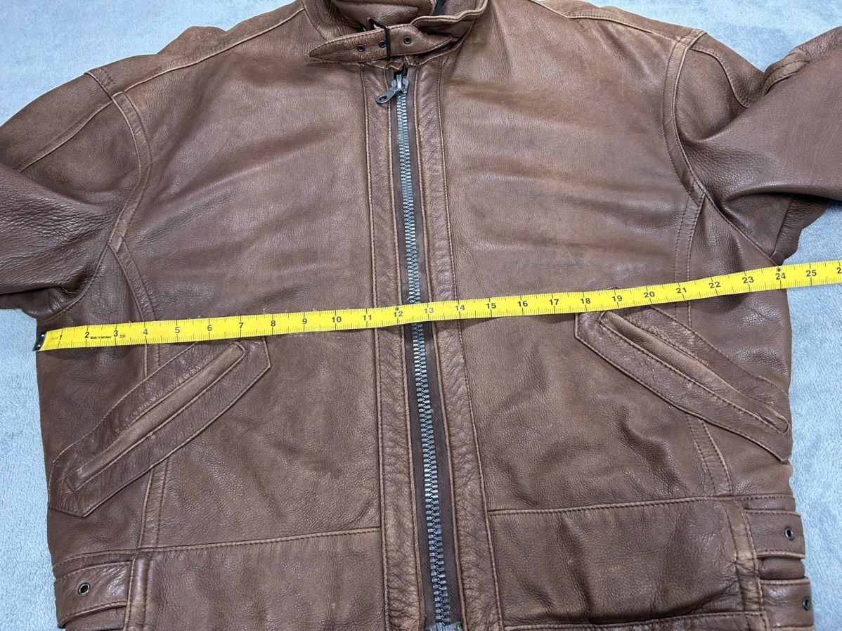 Issey Miyake Vintage Issey Miyake Bomber Leather Jacket. J0128 Size US L / EU 52-54 / 3 - 21 Thumbnail