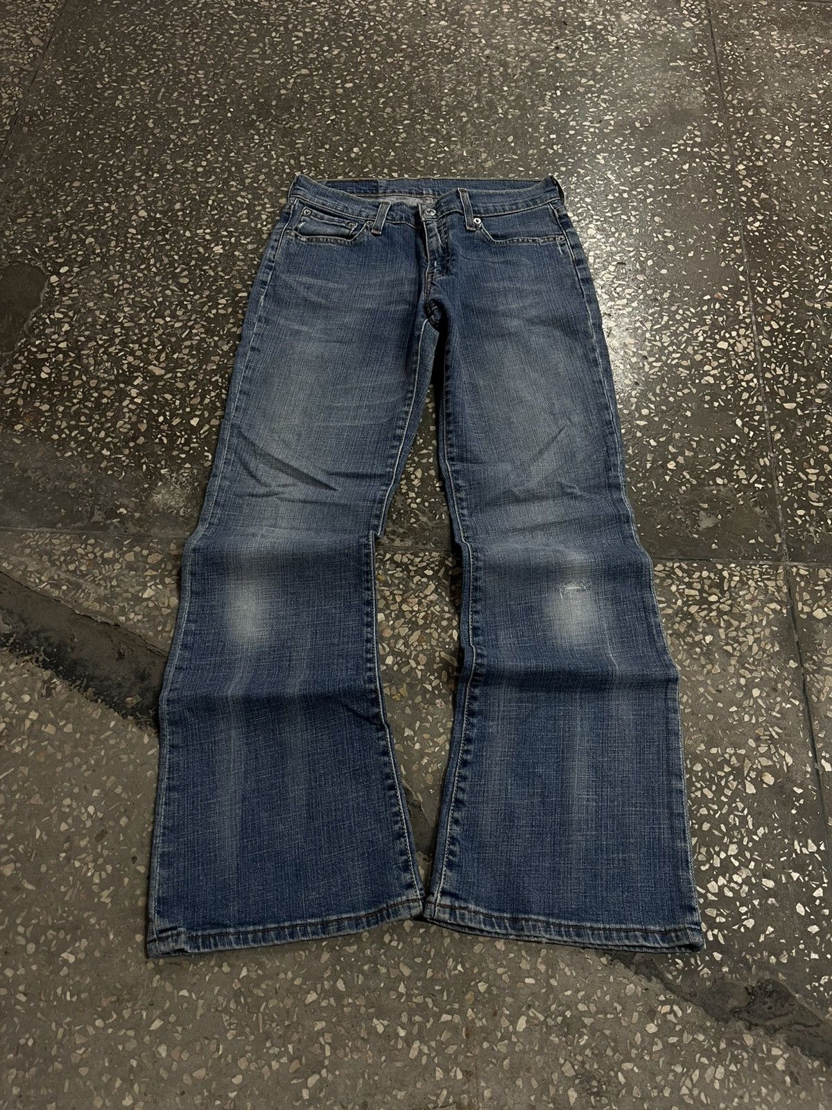 Y2K Japanese LGB Number Nine vibe Flared denim Jeans Denim