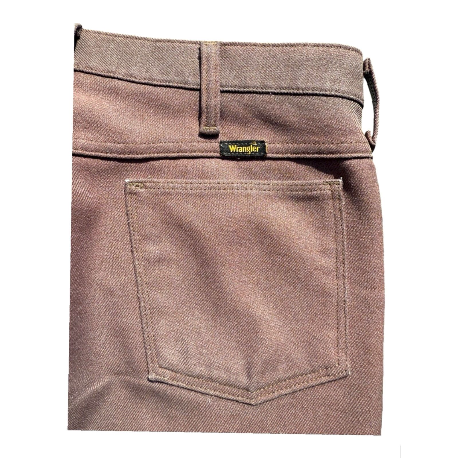 Wrangler VINTAGE Wrangler Jeans Cowboy Brown 32x26 Men 1970s Chocolate Western Straight Regular Size 32 Inseam 26 Excellent Condition Size US 32 / EU 48 - 4 Thumbnail