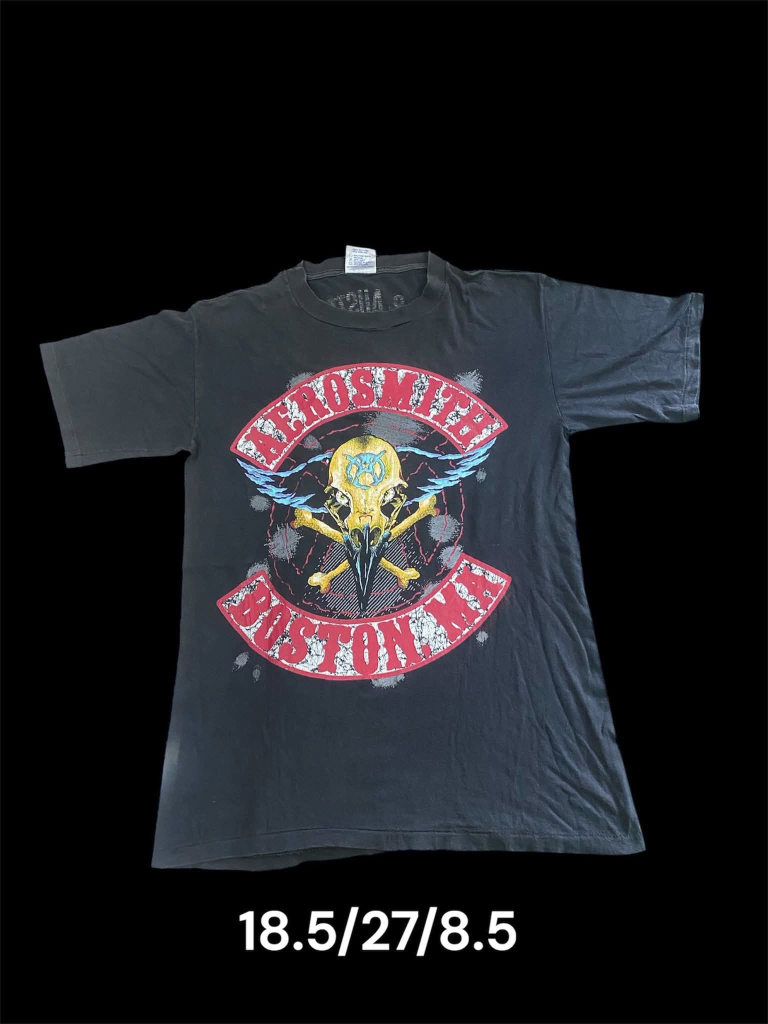 Band Tees vintage aerosmith pushead japan australia tour 1990 Size US M / EU 48-50 / 2 - 1 Thumbnail