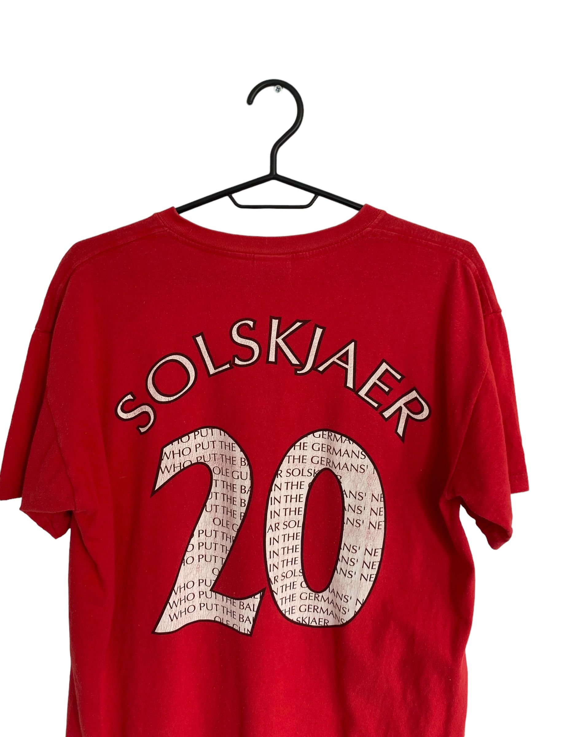 Vintage Ole Gunnar Solskjaer Manchester United vintage tee Size US M / EU 48-50 / 2 - 2 Thumbnail