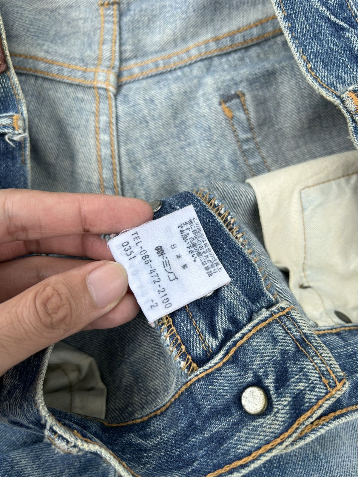 Kapital Vintage SpellBound Selvedge Distressed Denim Jeans Size US 34 / EU 50 - 7 Thumbnail