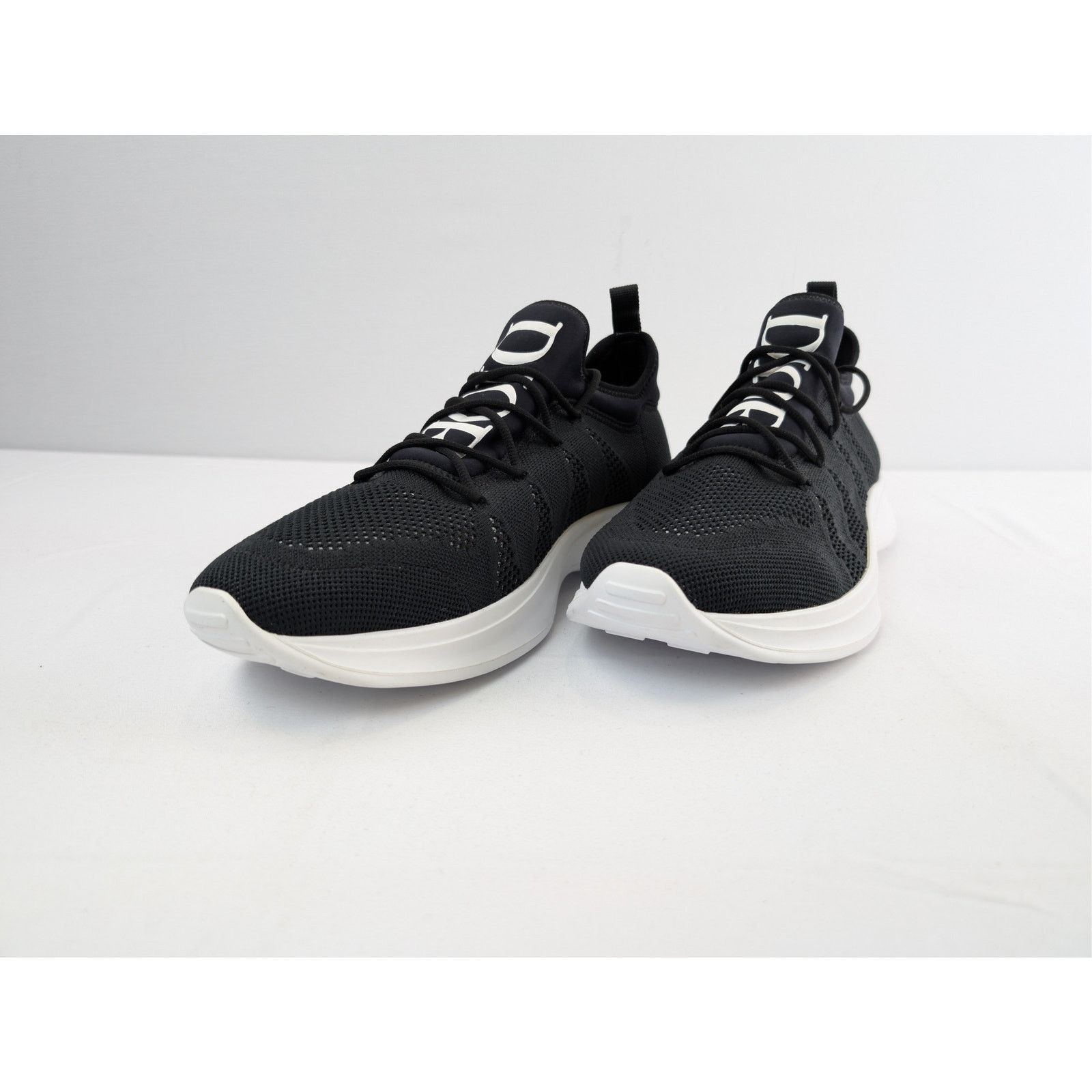 Dior o1rshd1 B25 Neoprene Runner sneaker in Black/White Size US 13 / EU 46 - 7 Thumbnail