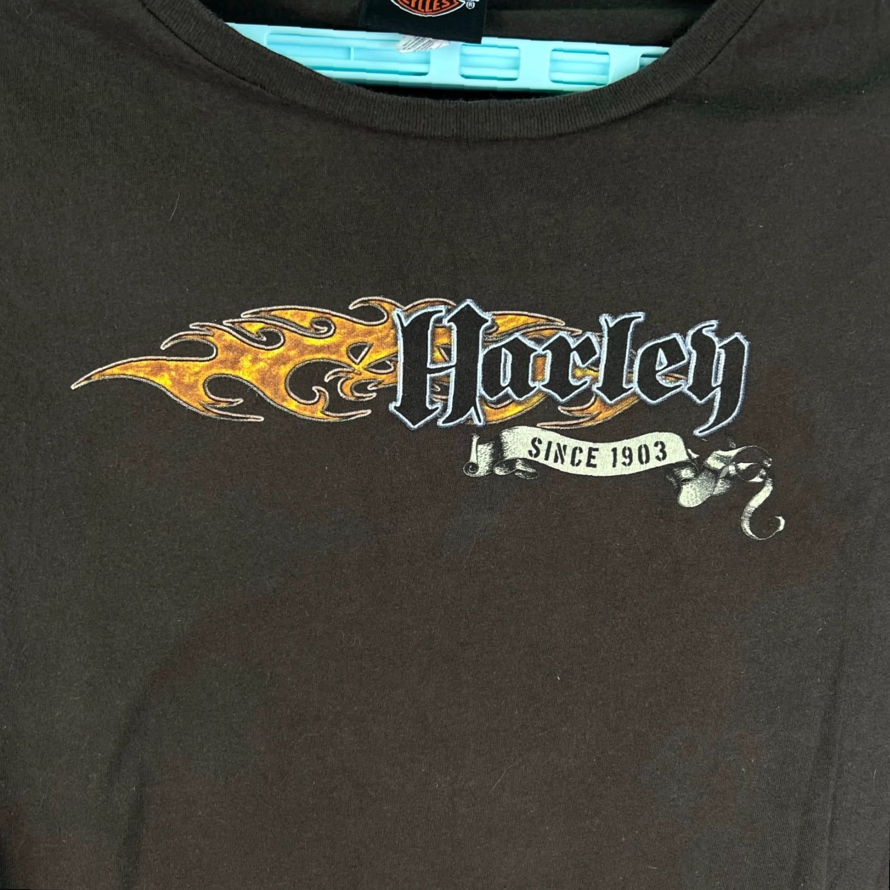 Harley Davidson Harley-Davidson Camouflage Casual Shirt Womens 2X Brown Motorcycle Biker Size XXL / US 16-18 / IT 52-54 - 2 Thumbnail