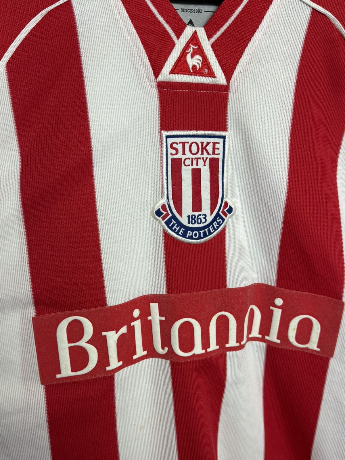 Le Coq Sportif Stoke City 01/03 Home Football Jersey Size US XXL / EU 58 / 5 - 3 Thumbnail