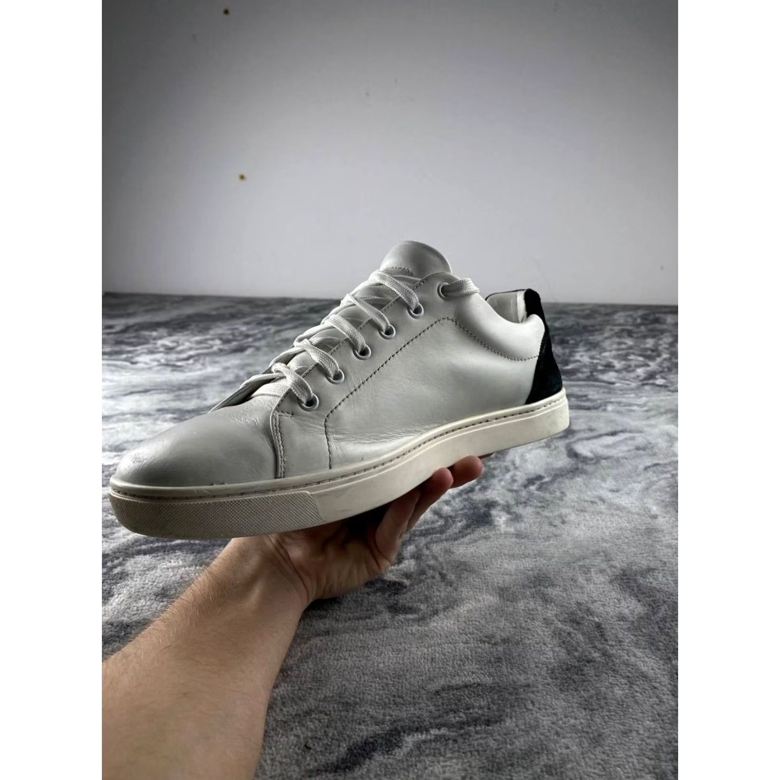 Dolce & Gabbana Dolce&Gabbana Leather Sneakers Men Size 9 White Casual Sneaker Leather Upper Insole Outsole Comfort Size US 9 / EU 42 - 2 Thumbnail
