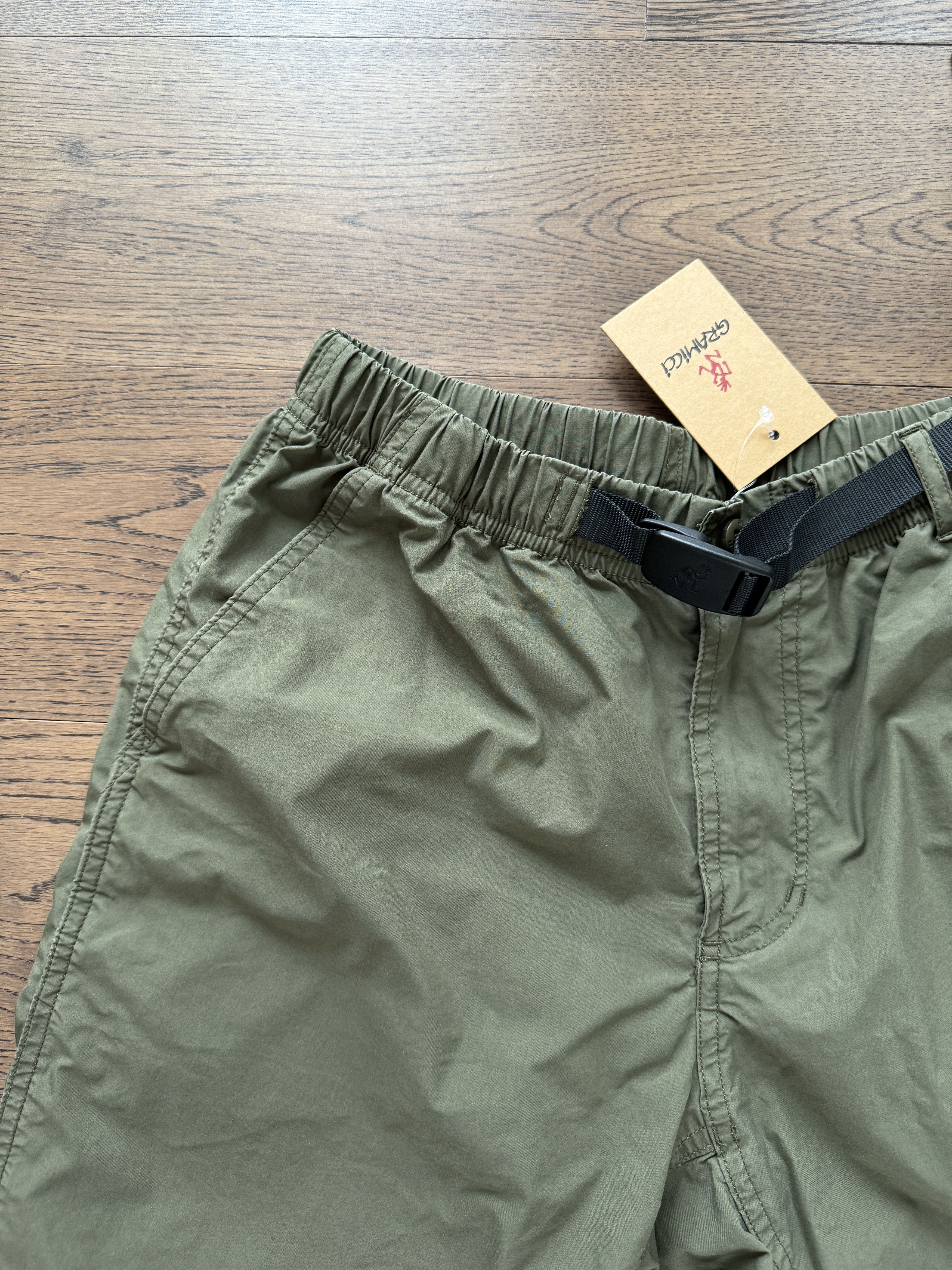 Gramicci Gramicci USA Mens Military Army Green Density Stretch Shorts Size US 30 / EU 46 - 2 Thumbnail